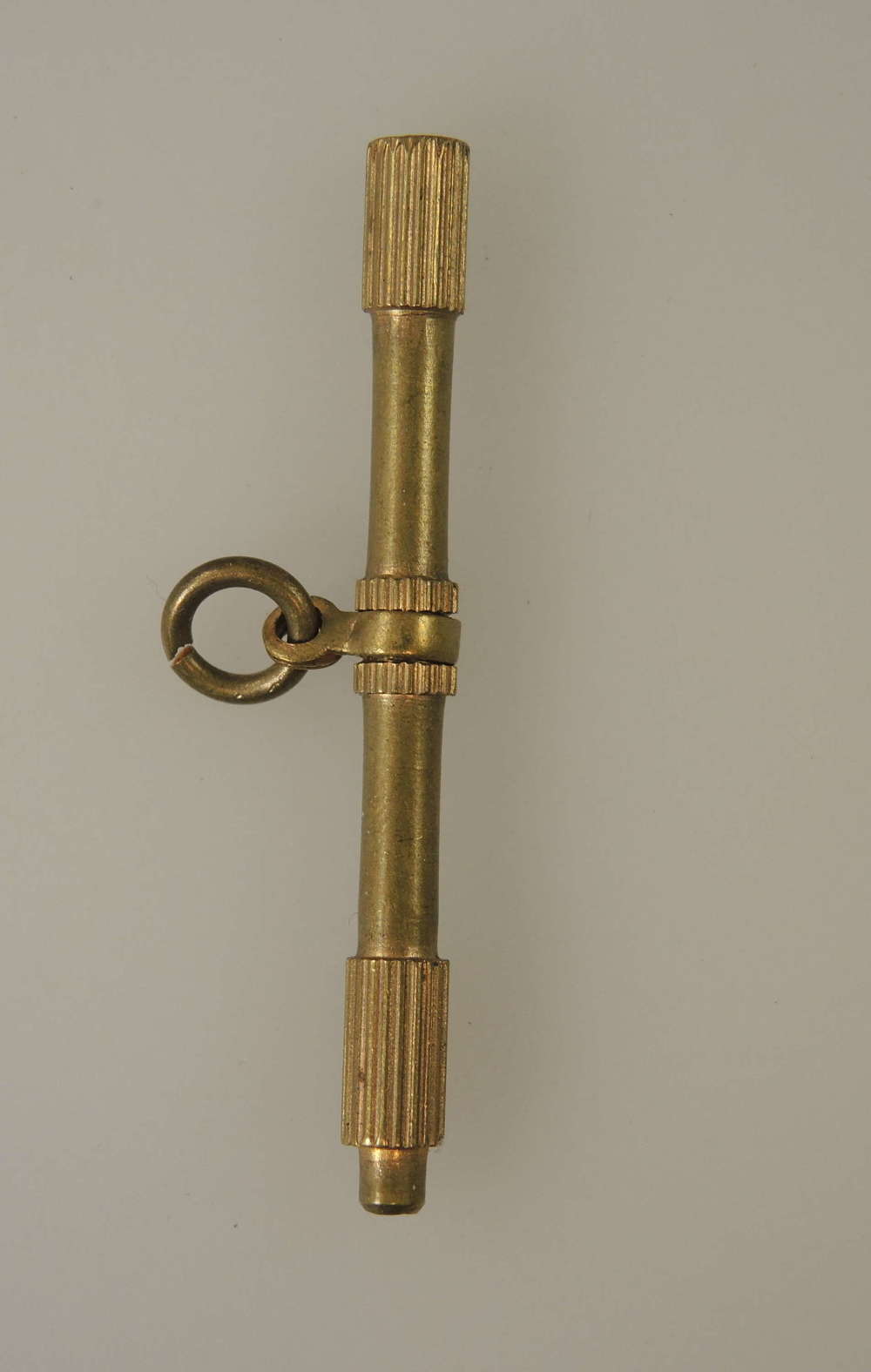 Unusual Victorian T Bar and pocket watch key combo c1850