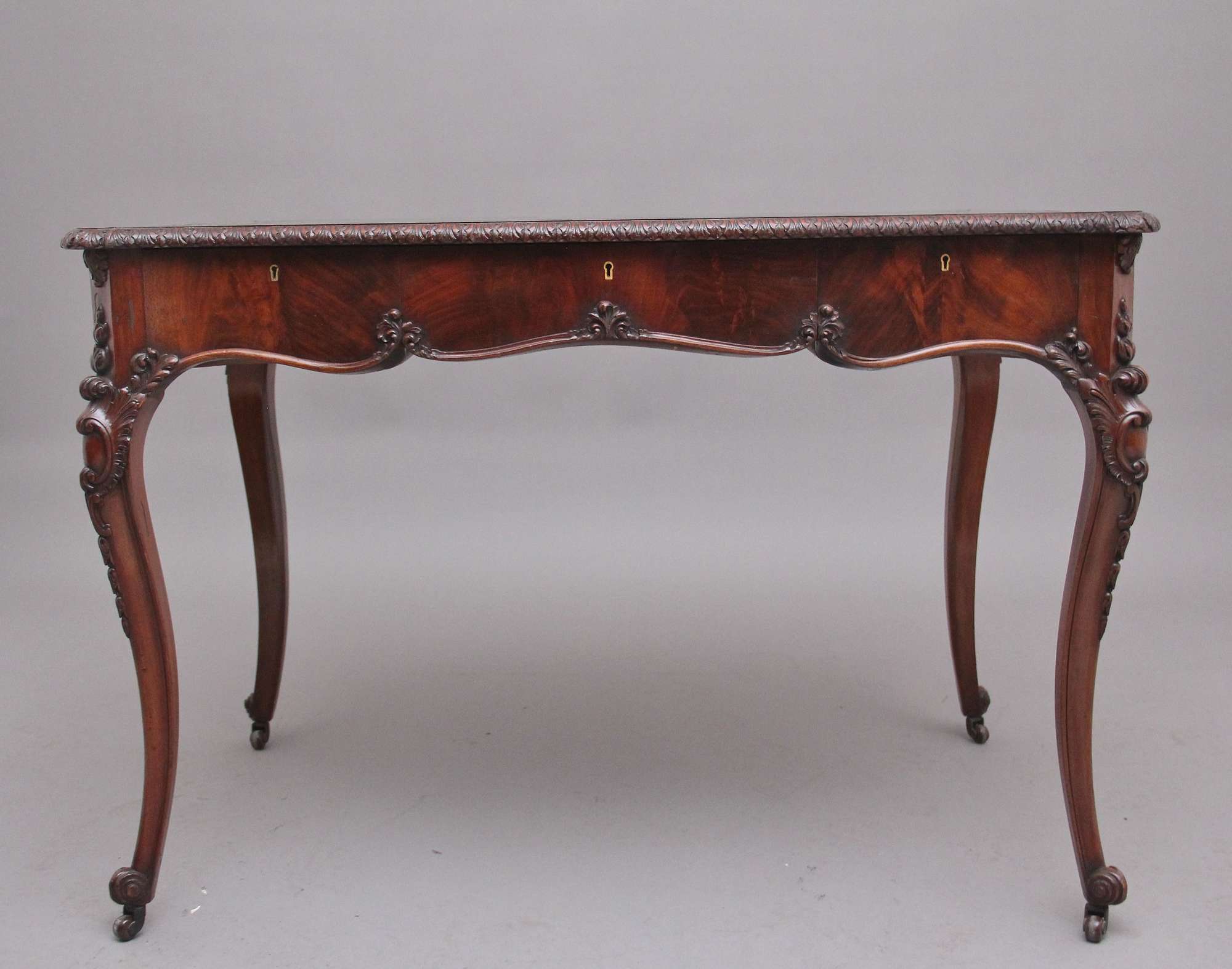19th Century mahogany writing table