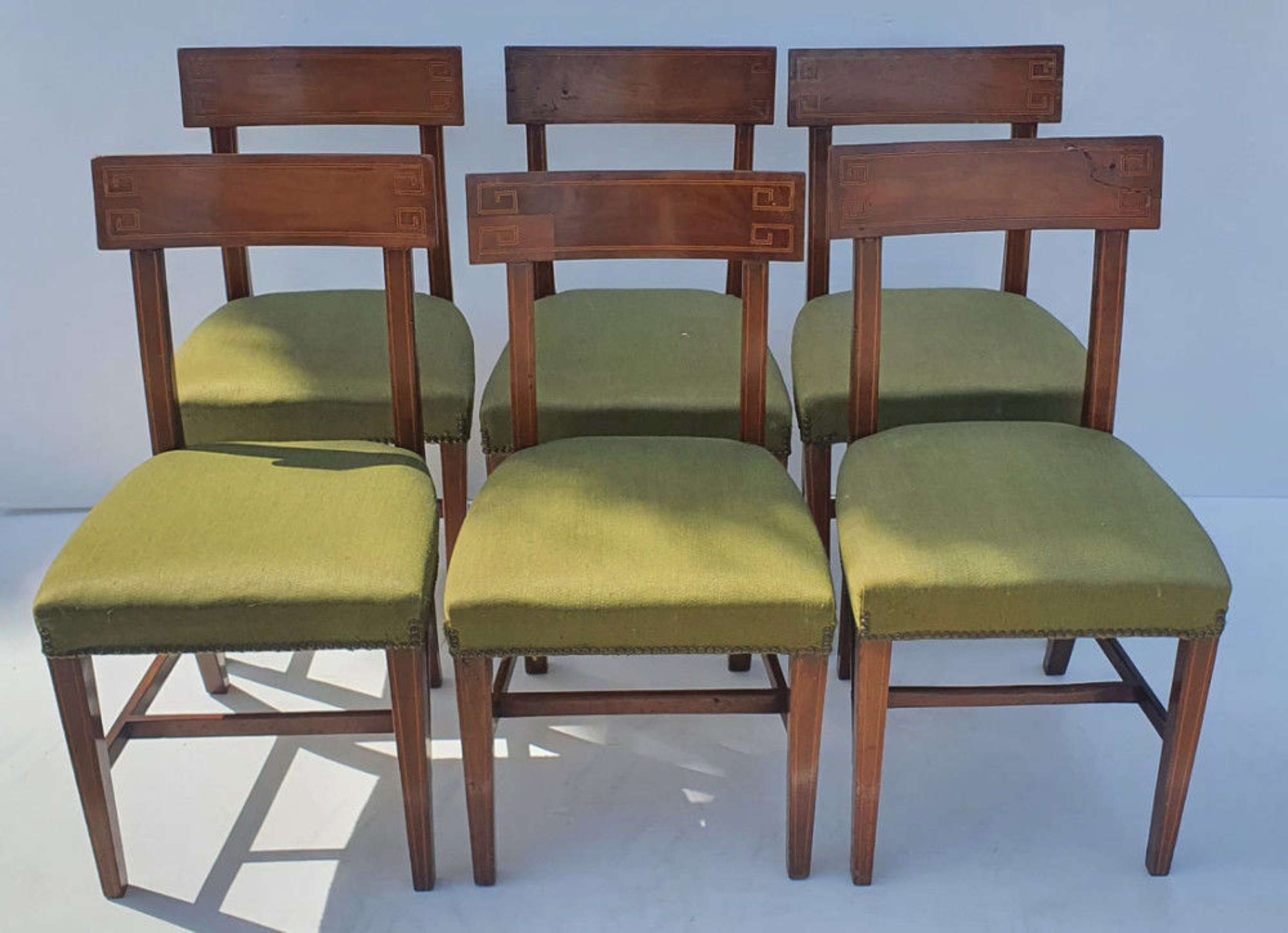 Set Of Six Late 19th Century Mahogany Dining Chairs