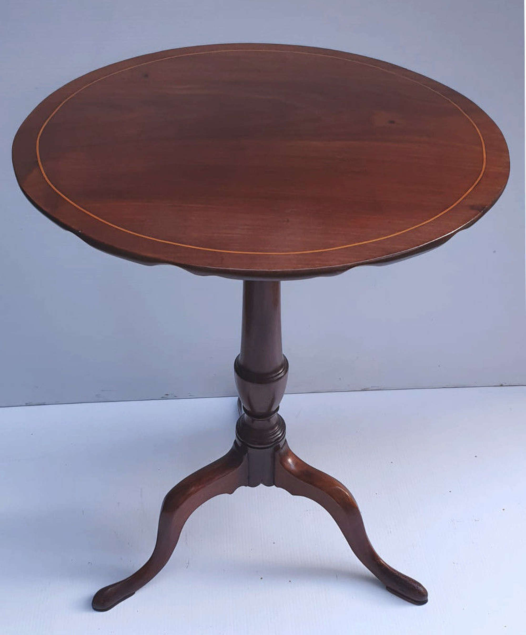 19th Century Mahogany Flip Top Table.