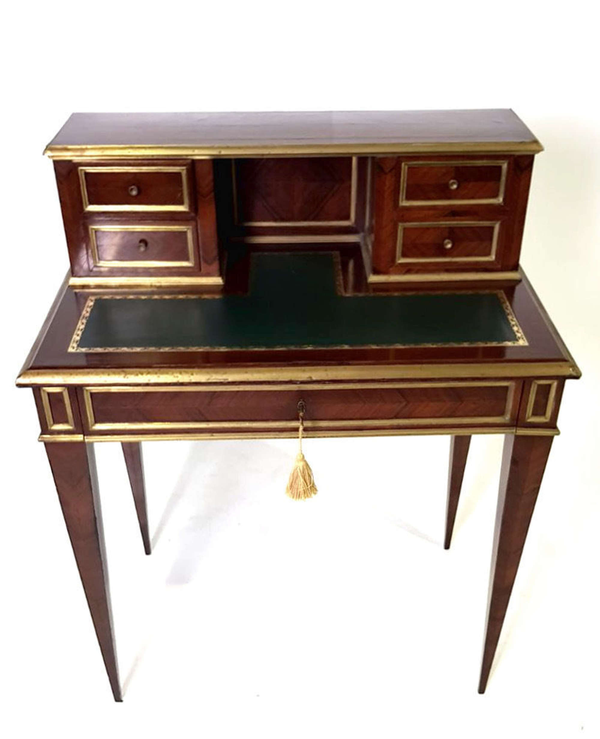 Good Quality 19th Century Rosewood Ladies Writing Desk With Brass Moun