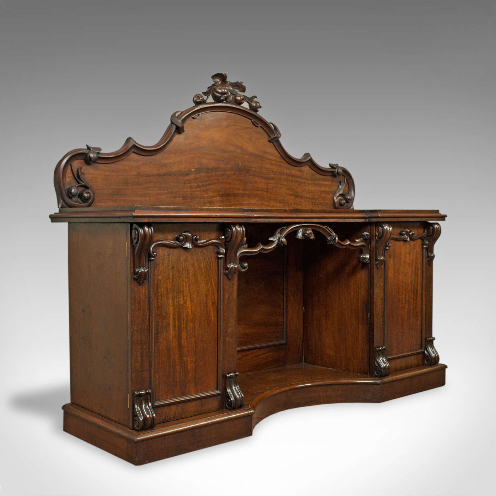 Large Antique Sideboard, English, Victorian, Mahogany, Dresser C.1850