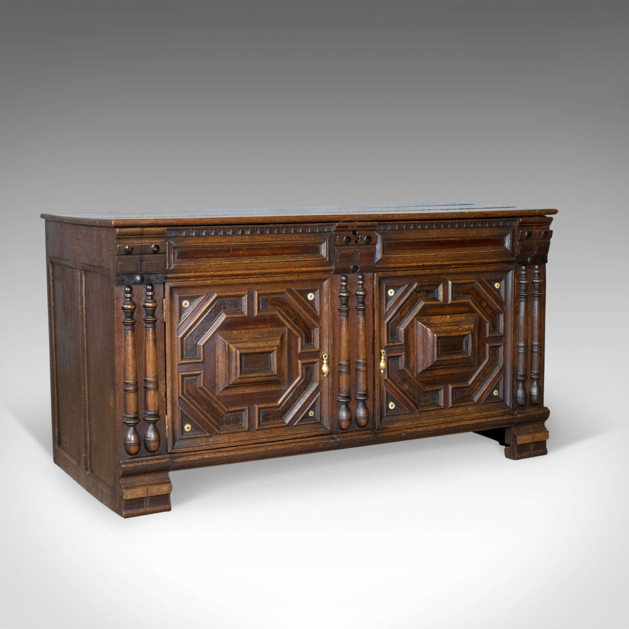 Antique Chest, French Coffer, Oak, Early 19th Century C.1800