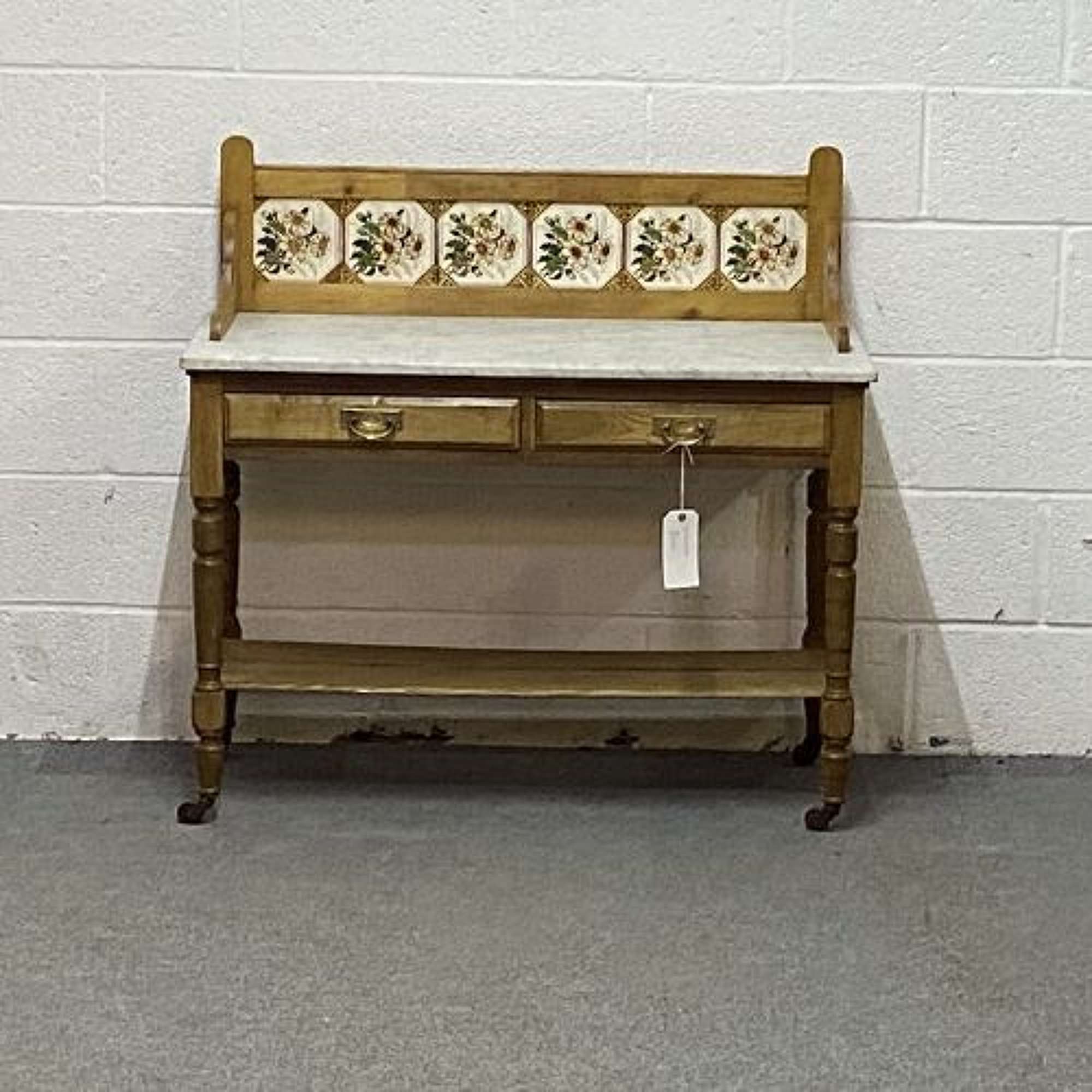 Edwardian Marble Top Wash Stand