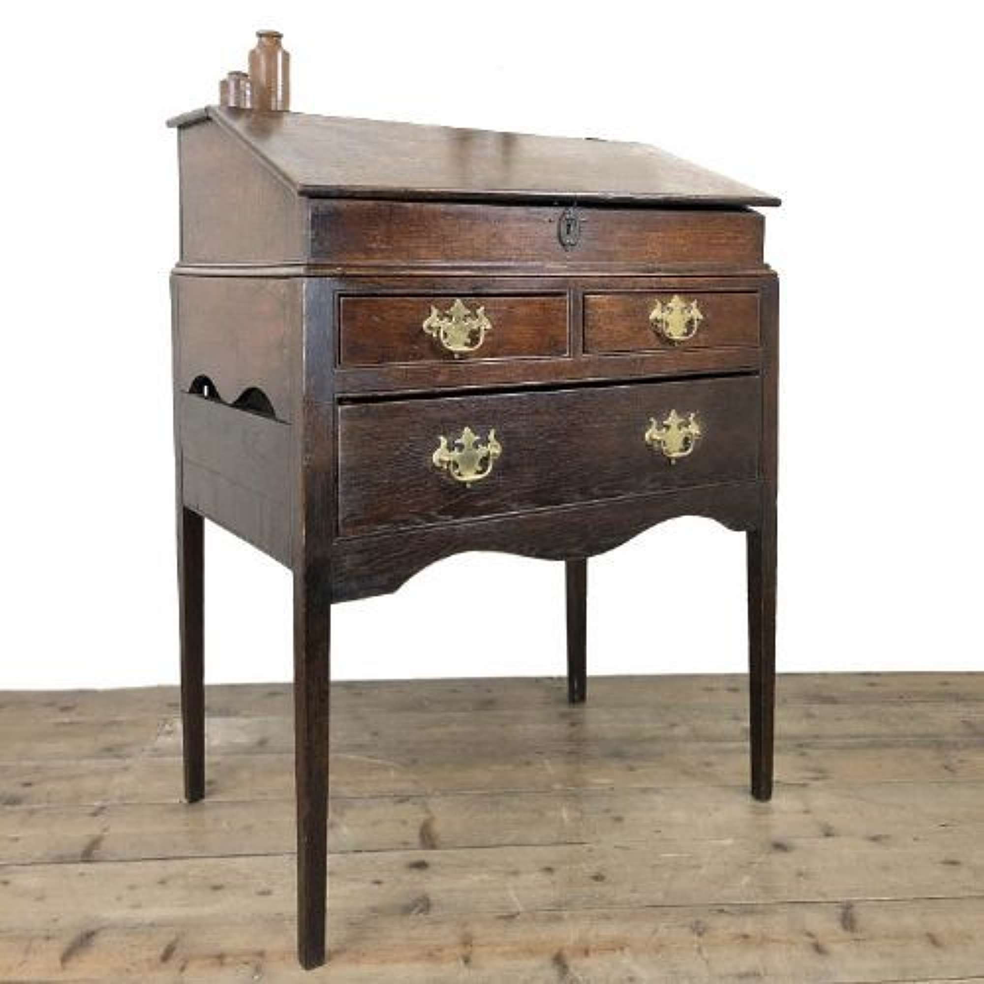 Antique 18th Century Oak Clerks Desk