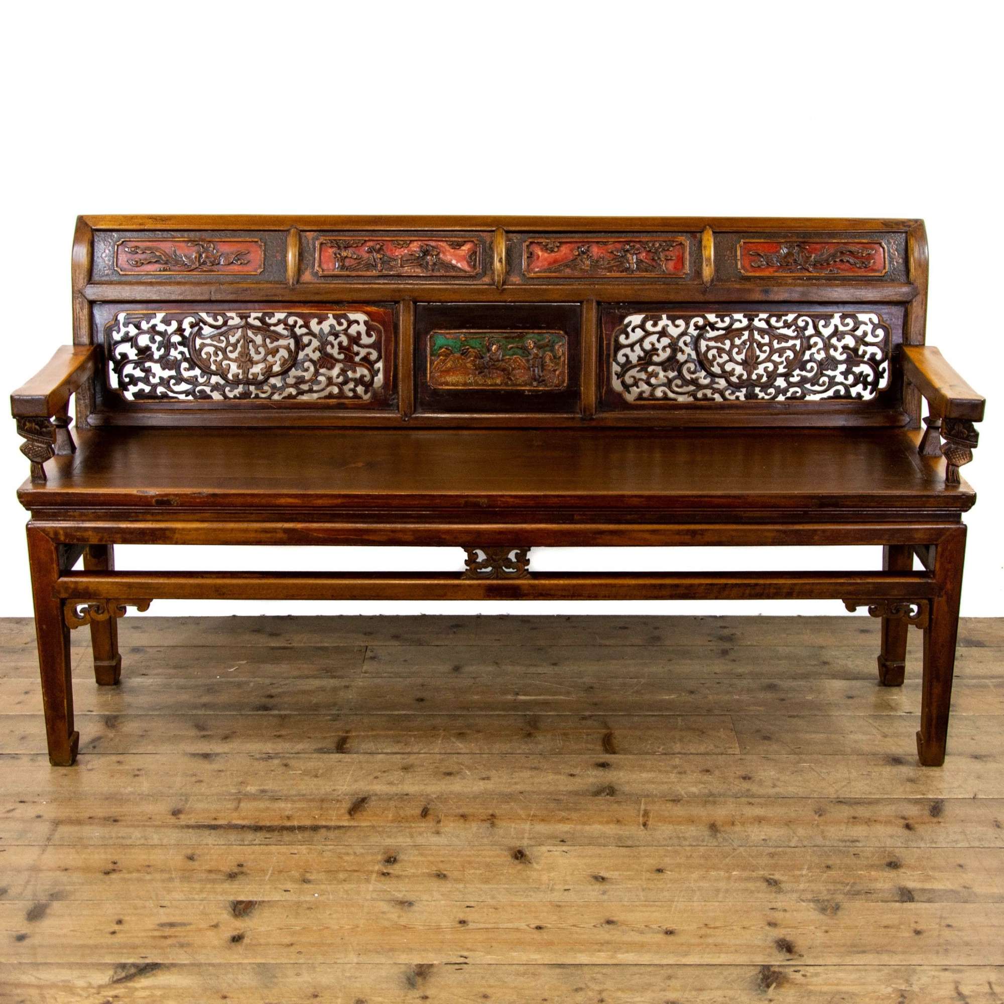 Unusual Chinese Hall Bench
