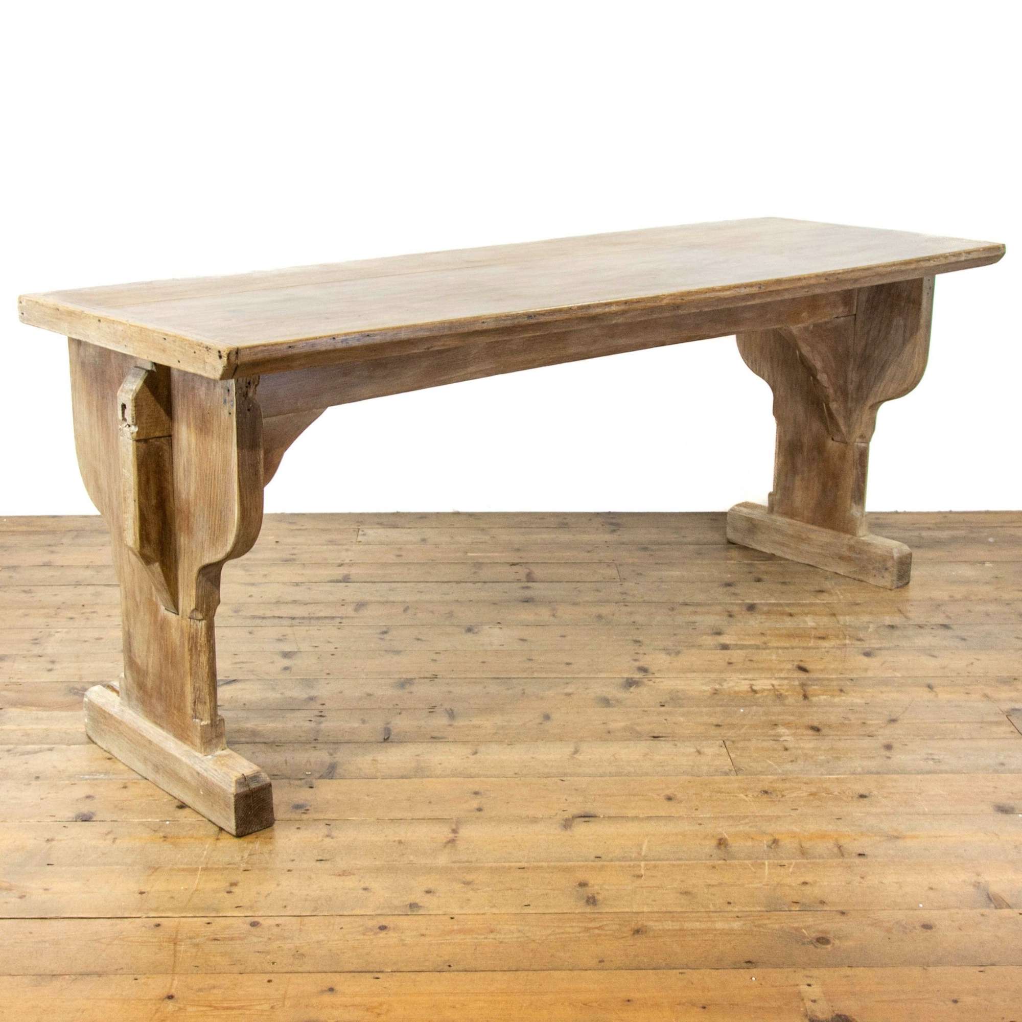 Large French Oak Serving Table