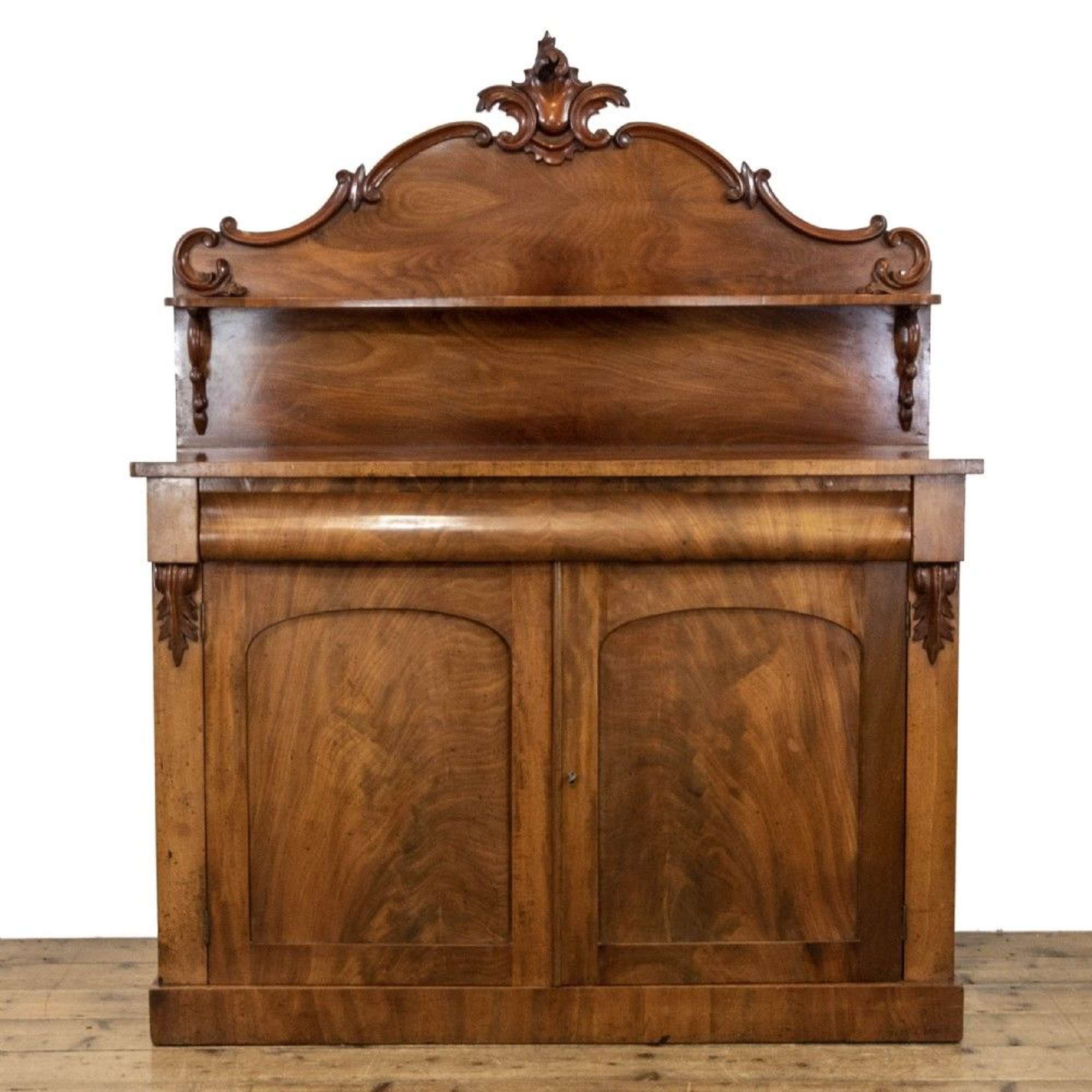 Victorian Mahogany Chiffonier Antique Sideboard