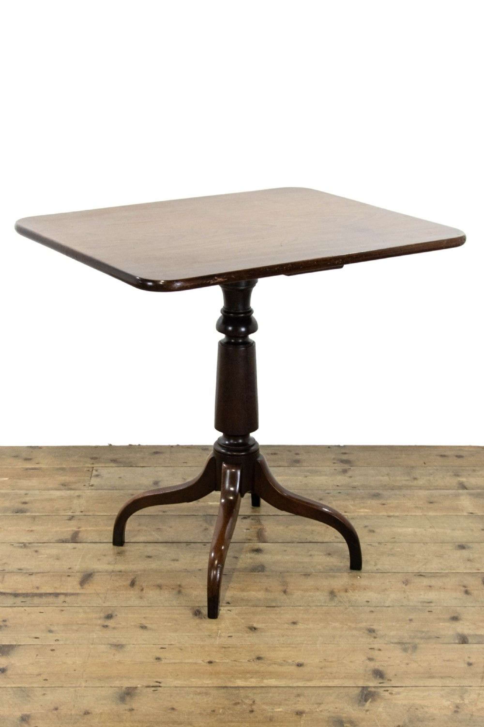 19th Century Antique Mahogany Side Table