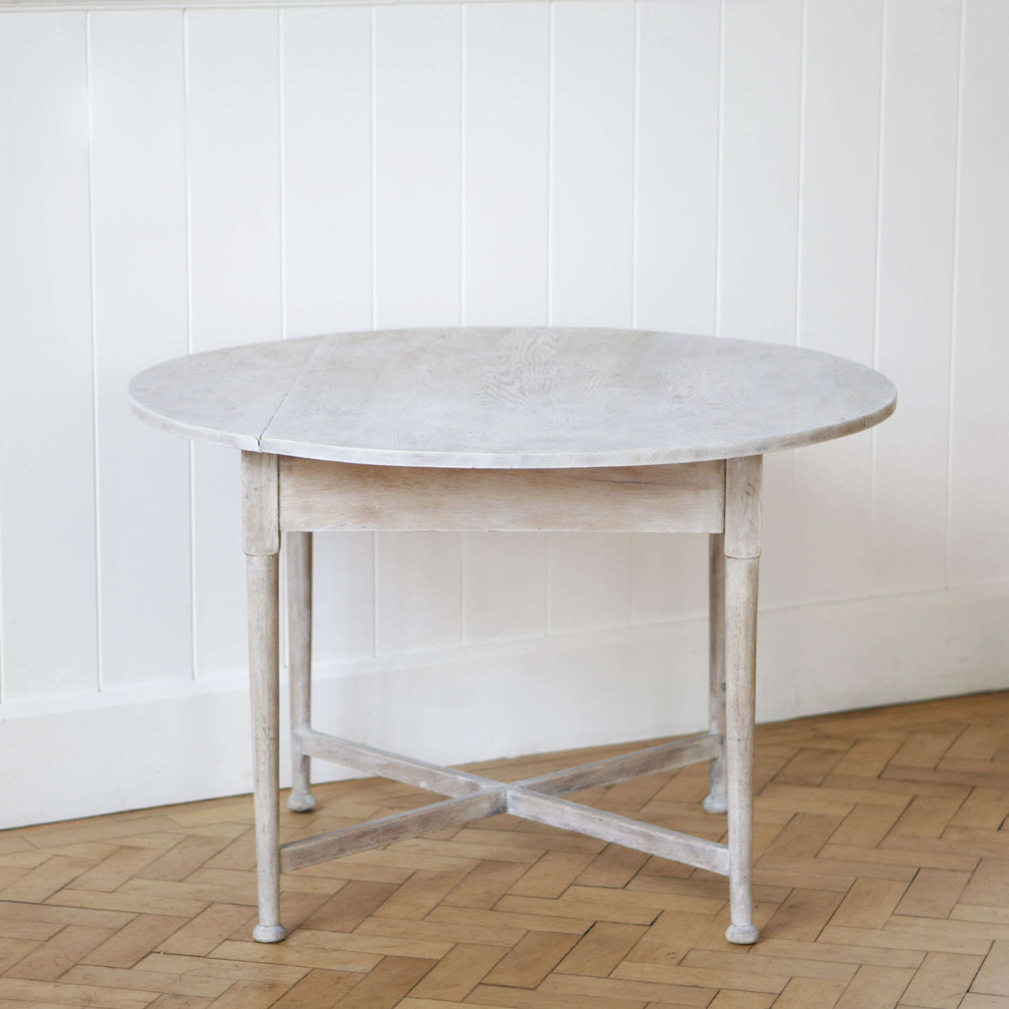 A good bleached and limed oak centre table.