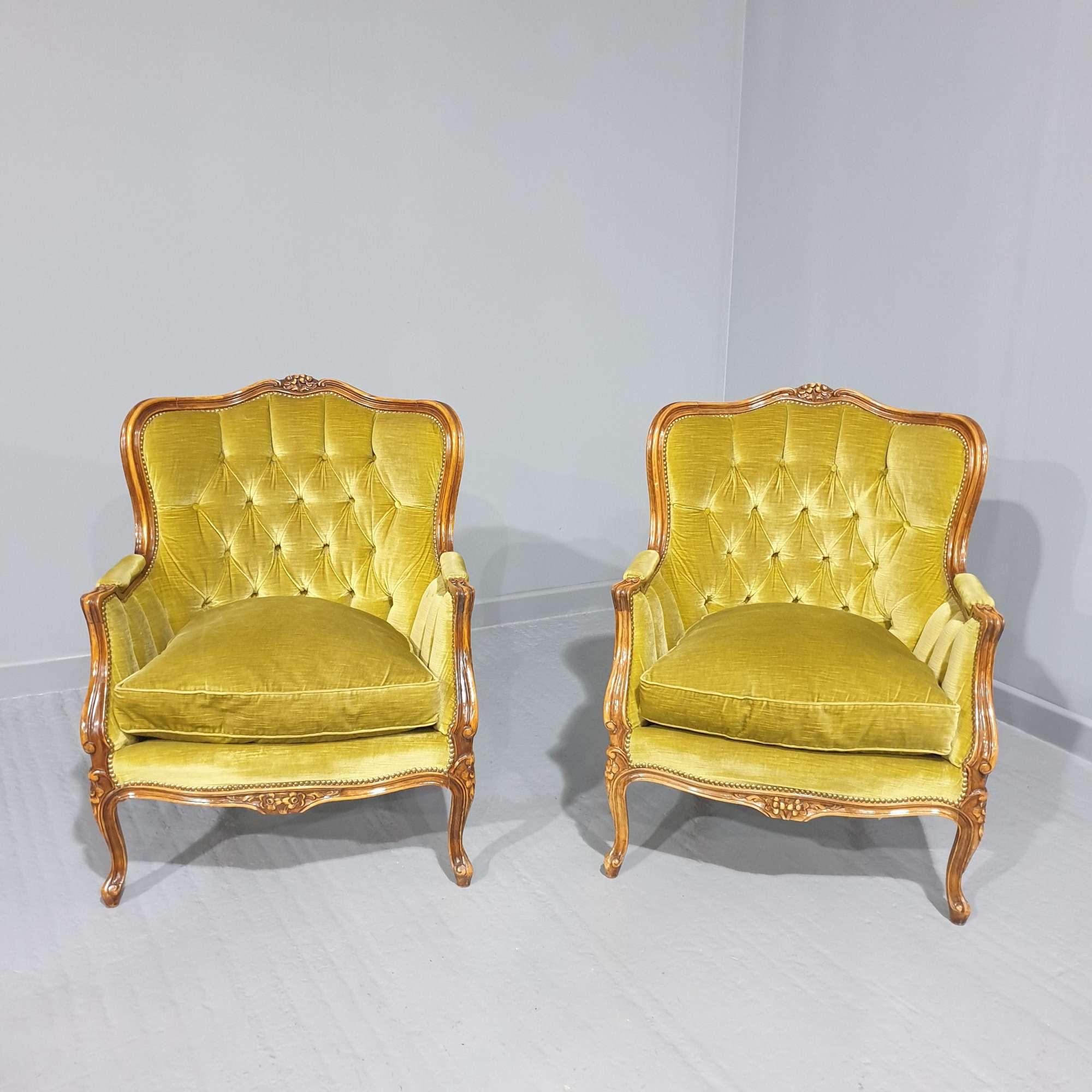 Wonderful Pair French Armchairs