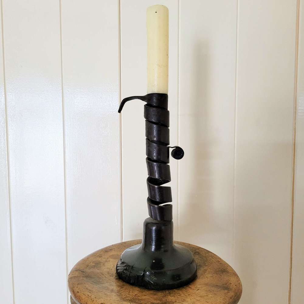Early 19th century French wine cellar candlestick