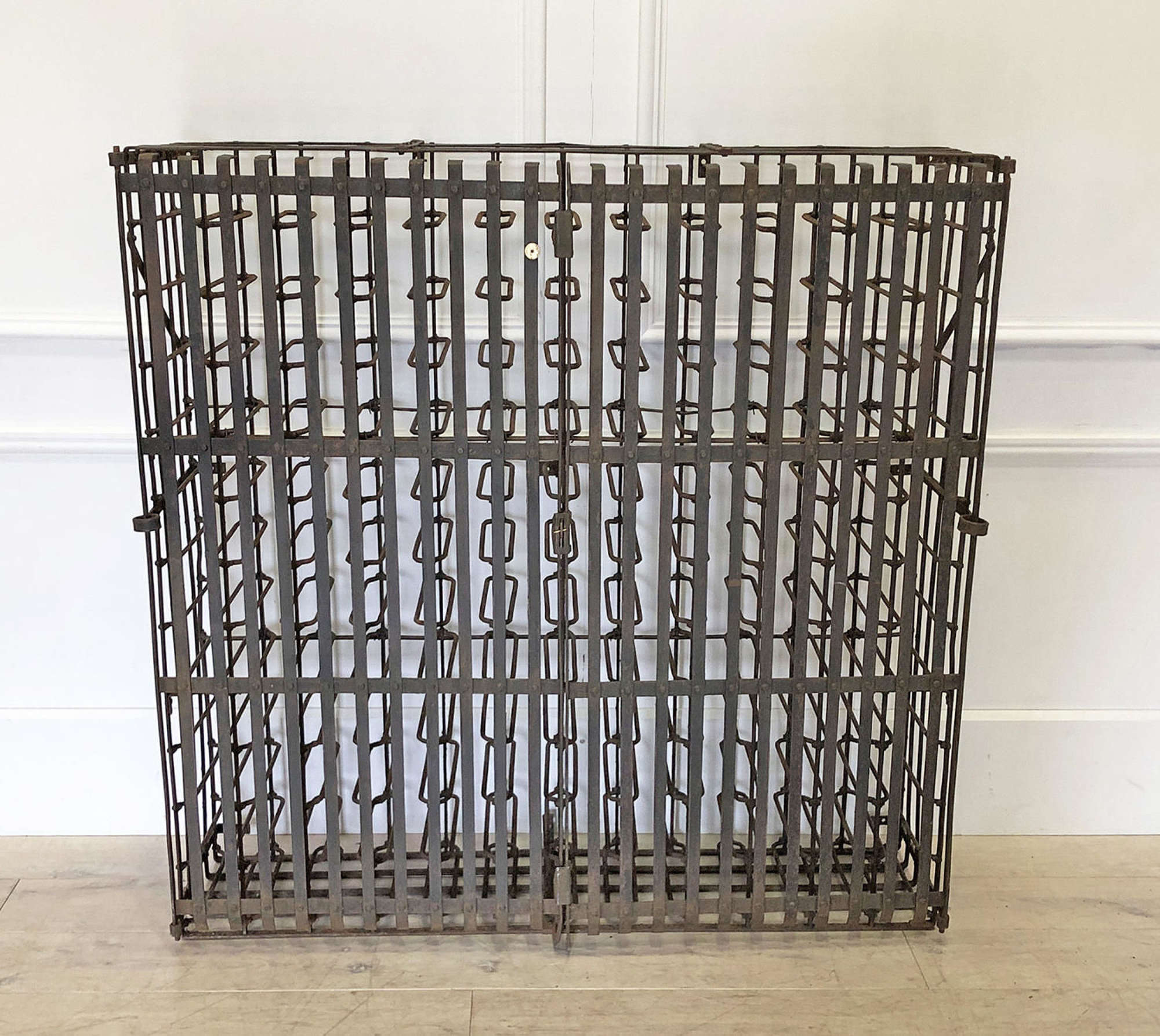 Exceptional 19th c Anglo-French Wine Cage - circa 1890