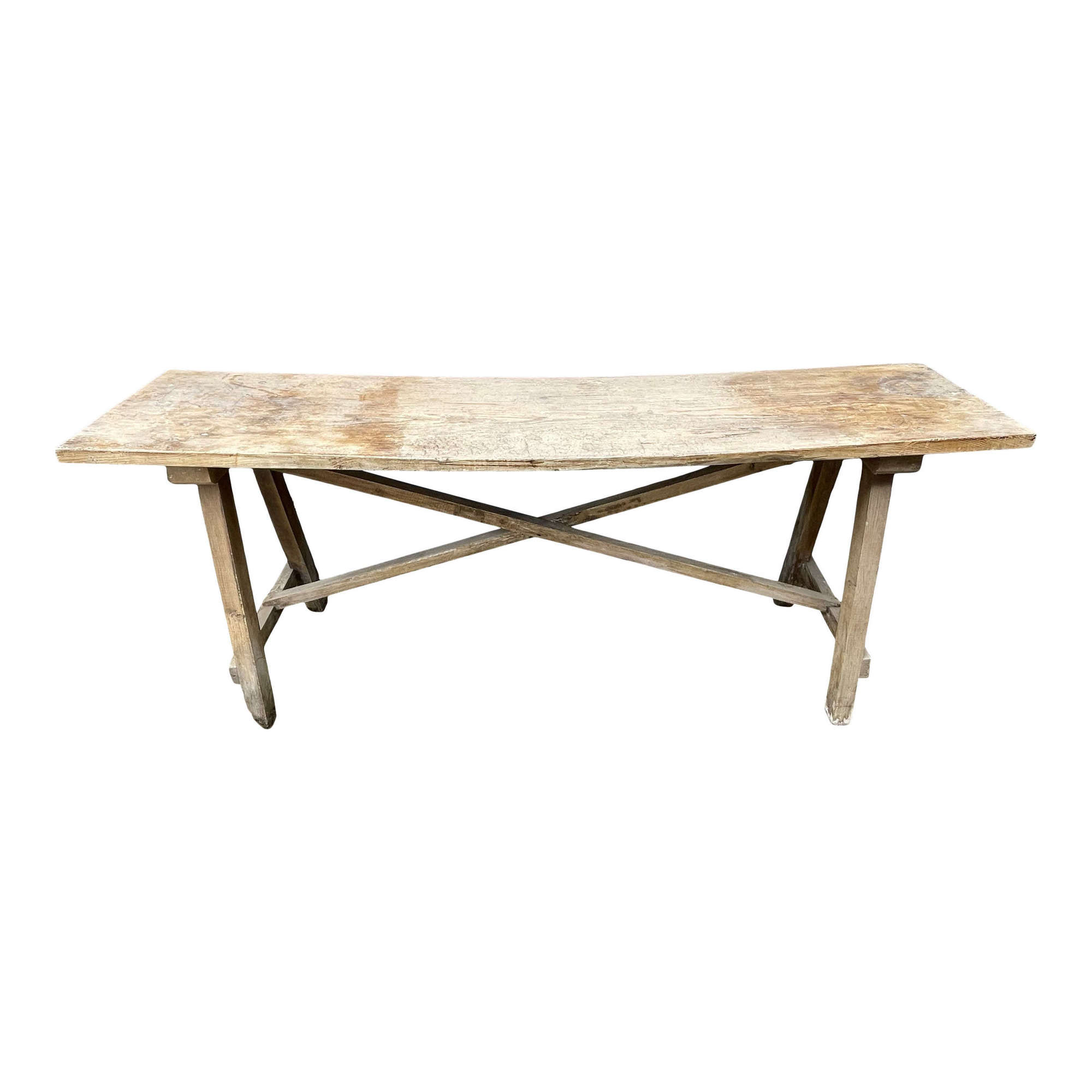 19th Century Pine and Oak Tavern Table