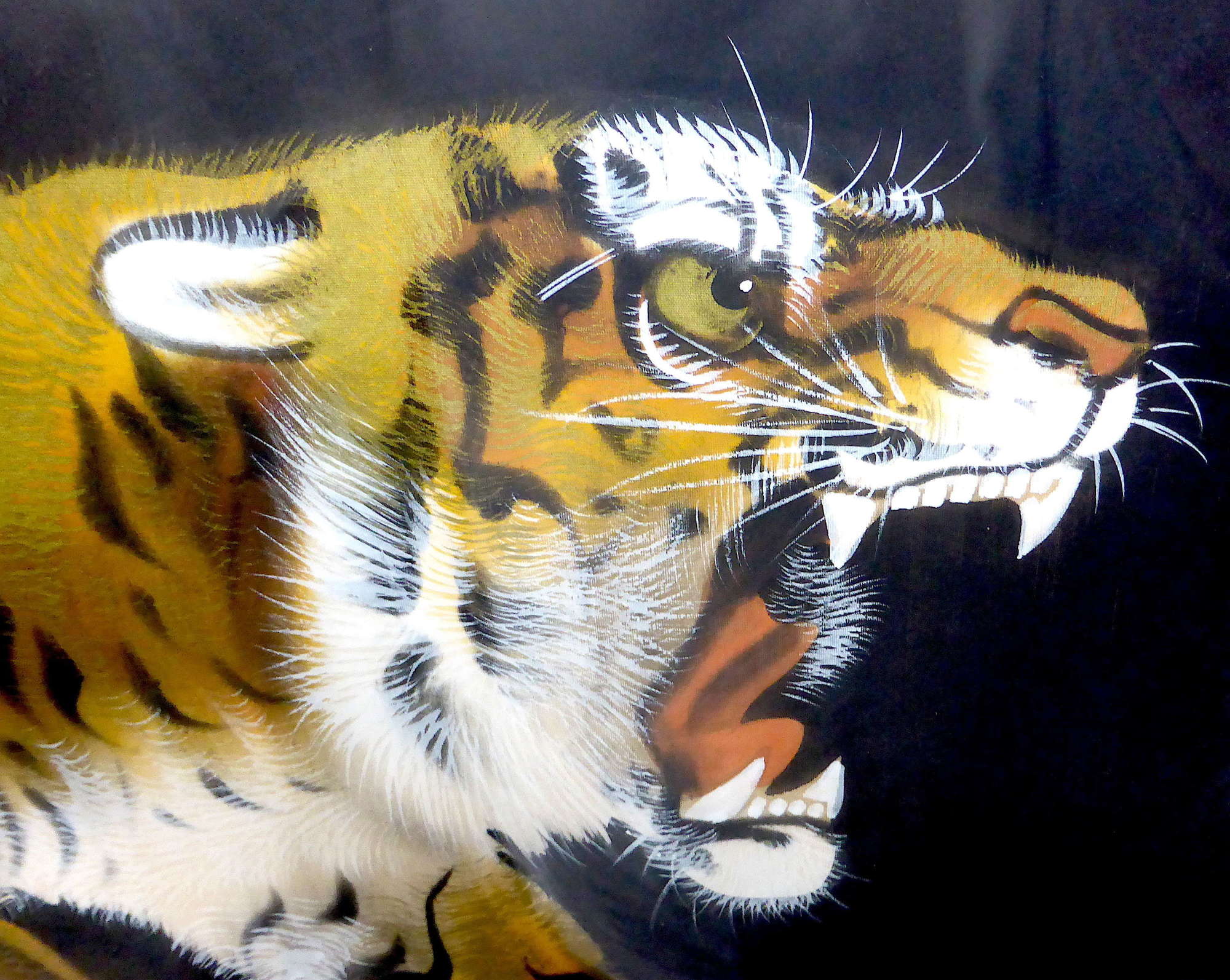 Japanese tiger painting