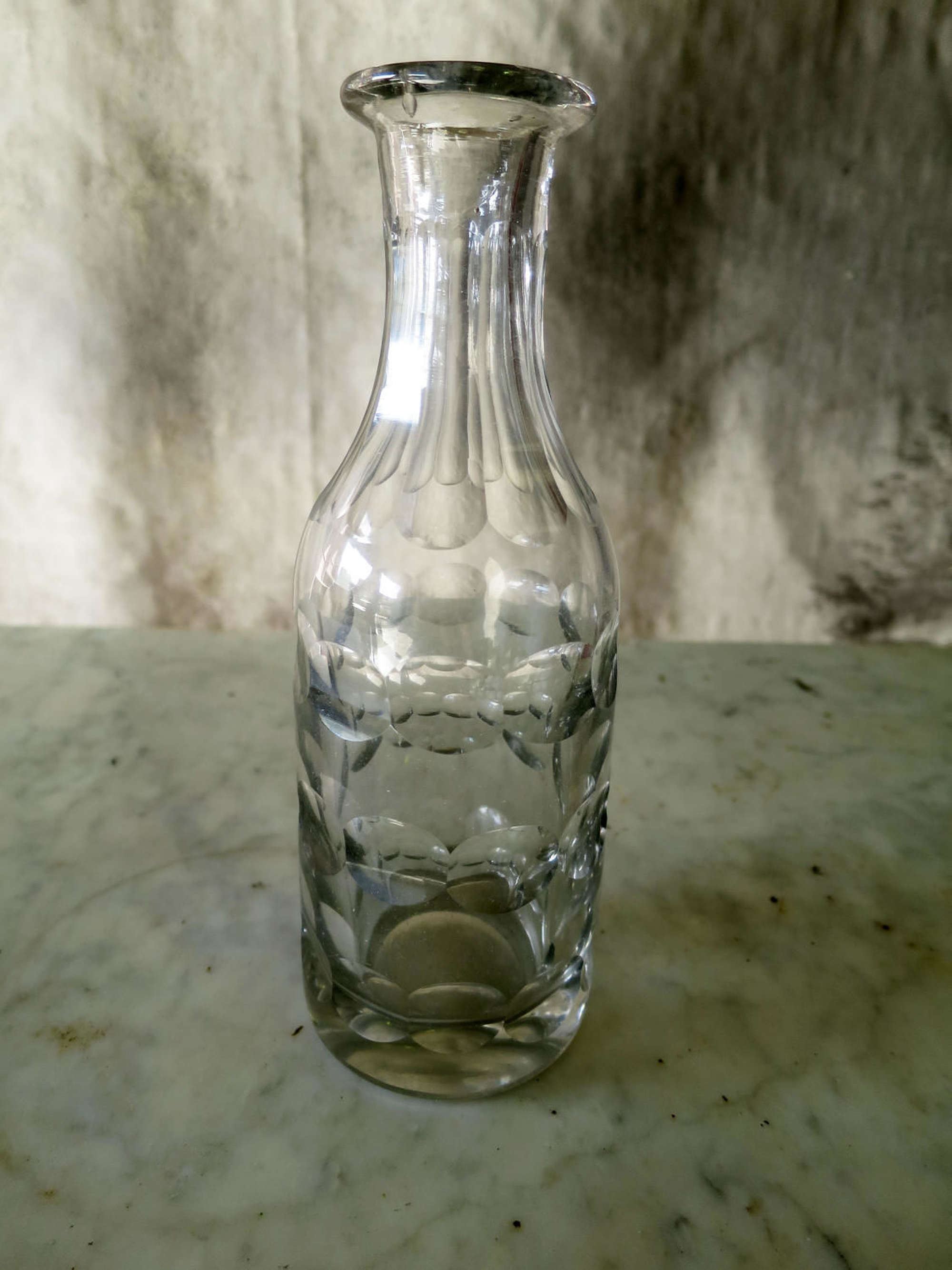 Small 19th century Cut Glass Carafe
