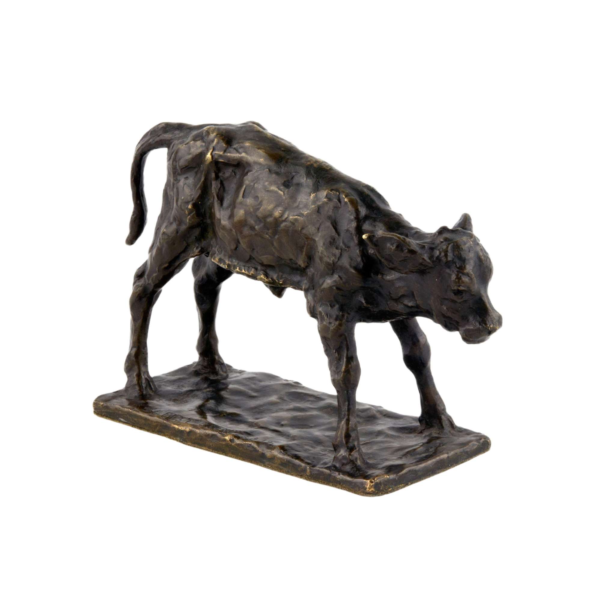 Bronze Bull by Fritz Best-Kronberg