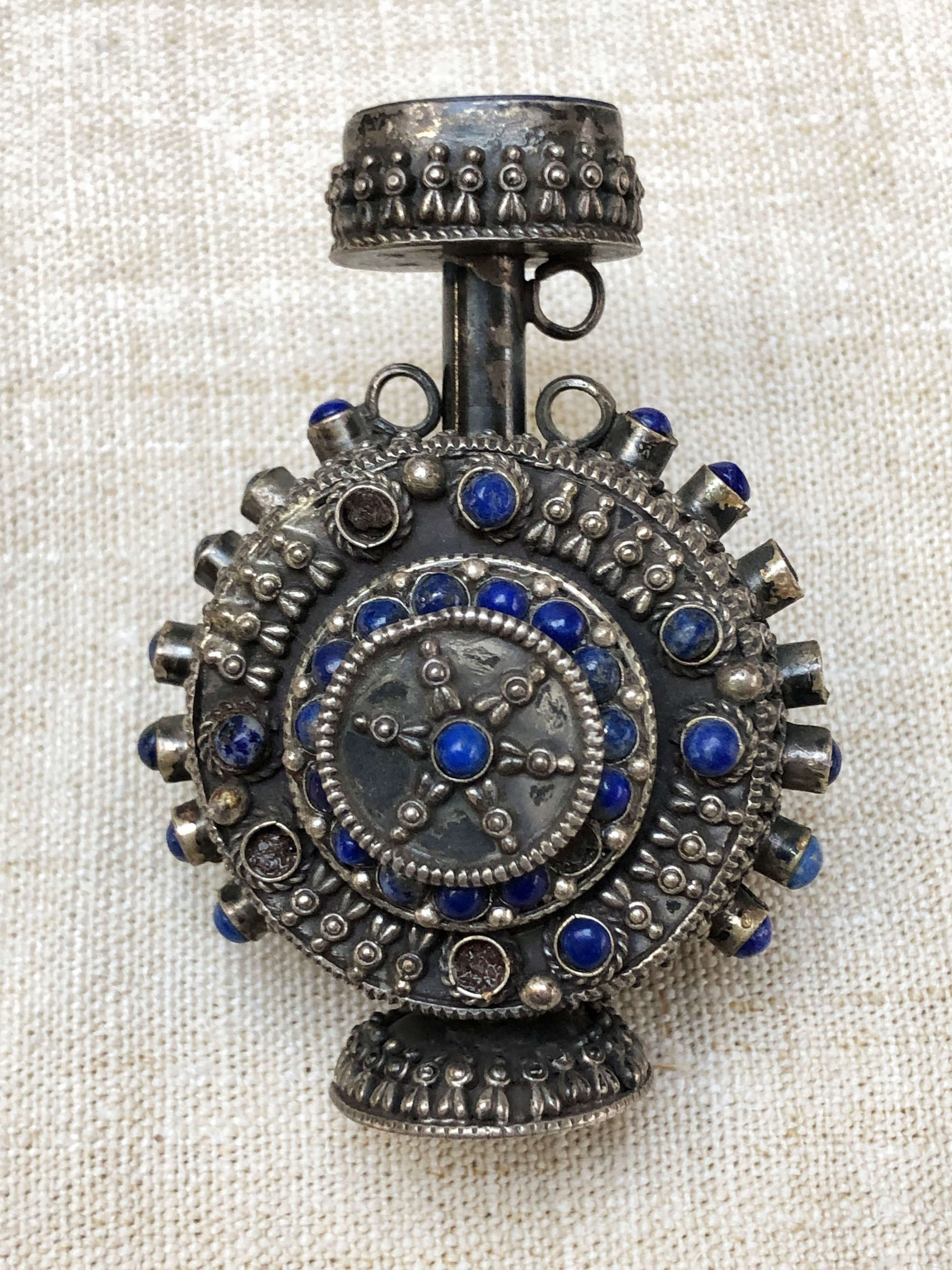 Silver Scent Bottle from Rajasthan -Circa 1900