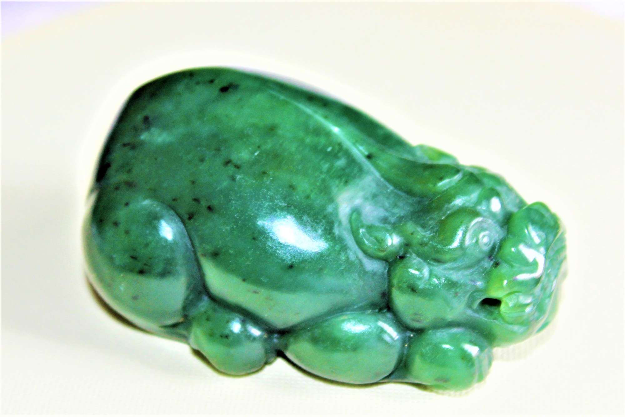 A Chunky Chinese Jade Carving Of A Mythical Beast