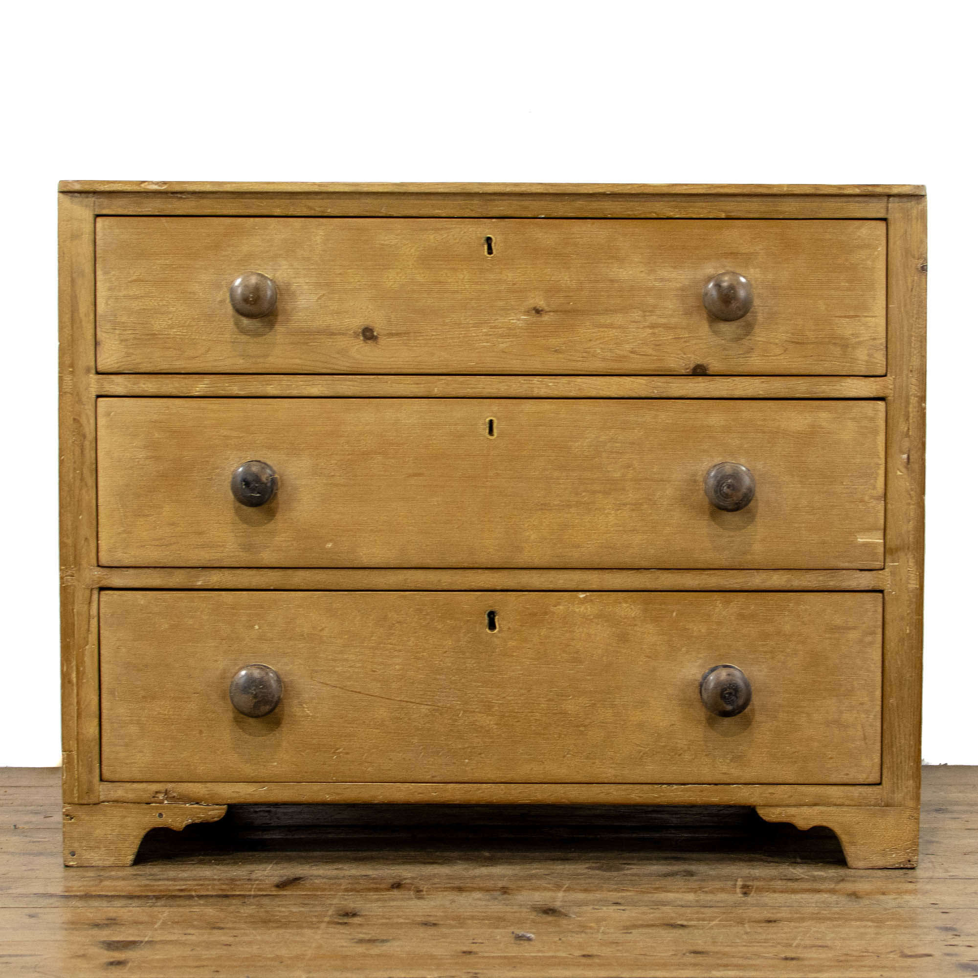 Small Rustic Pine Chest of Drawers