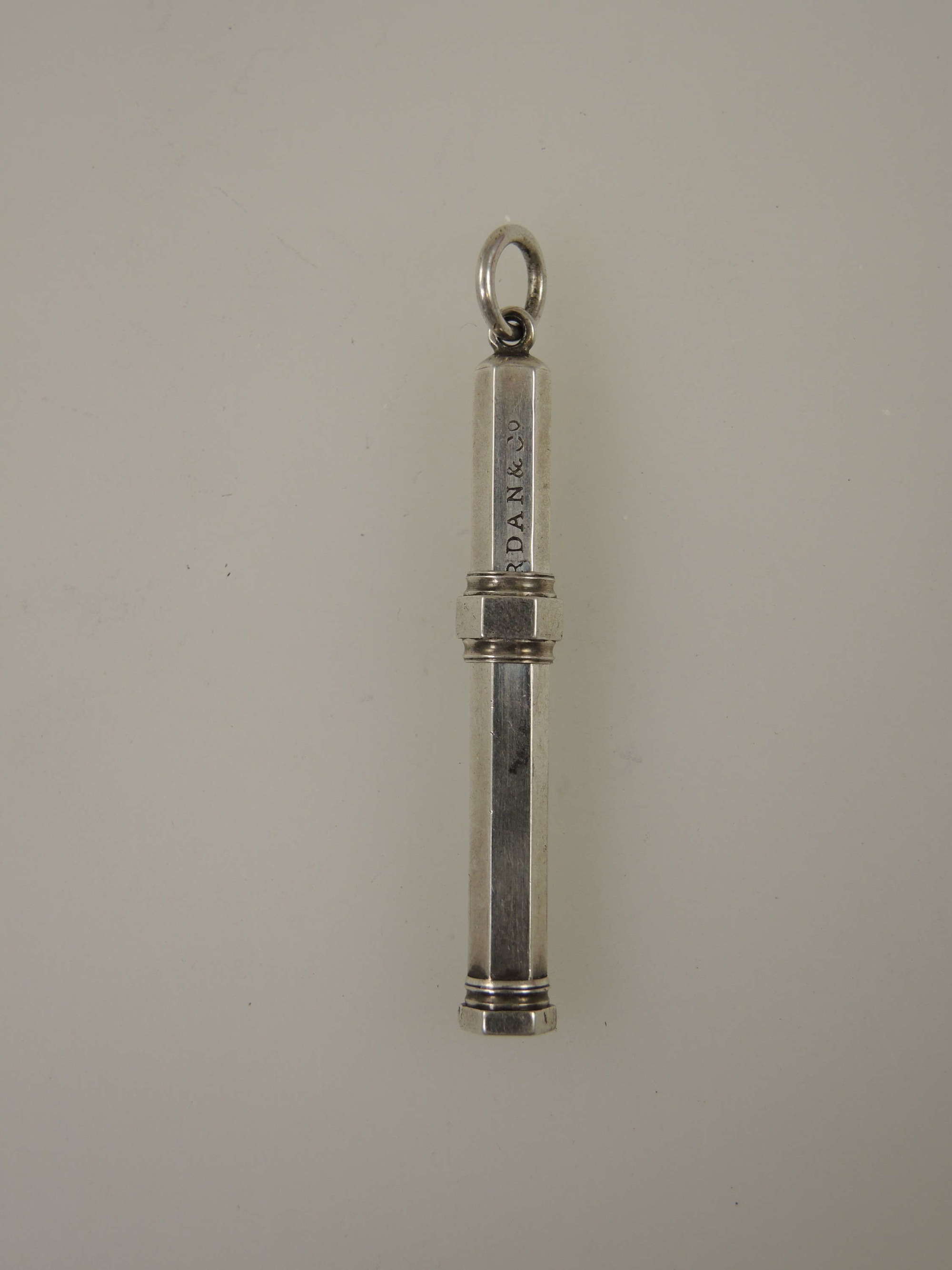 Silver propelling pencil by S Mordan & Co c1900