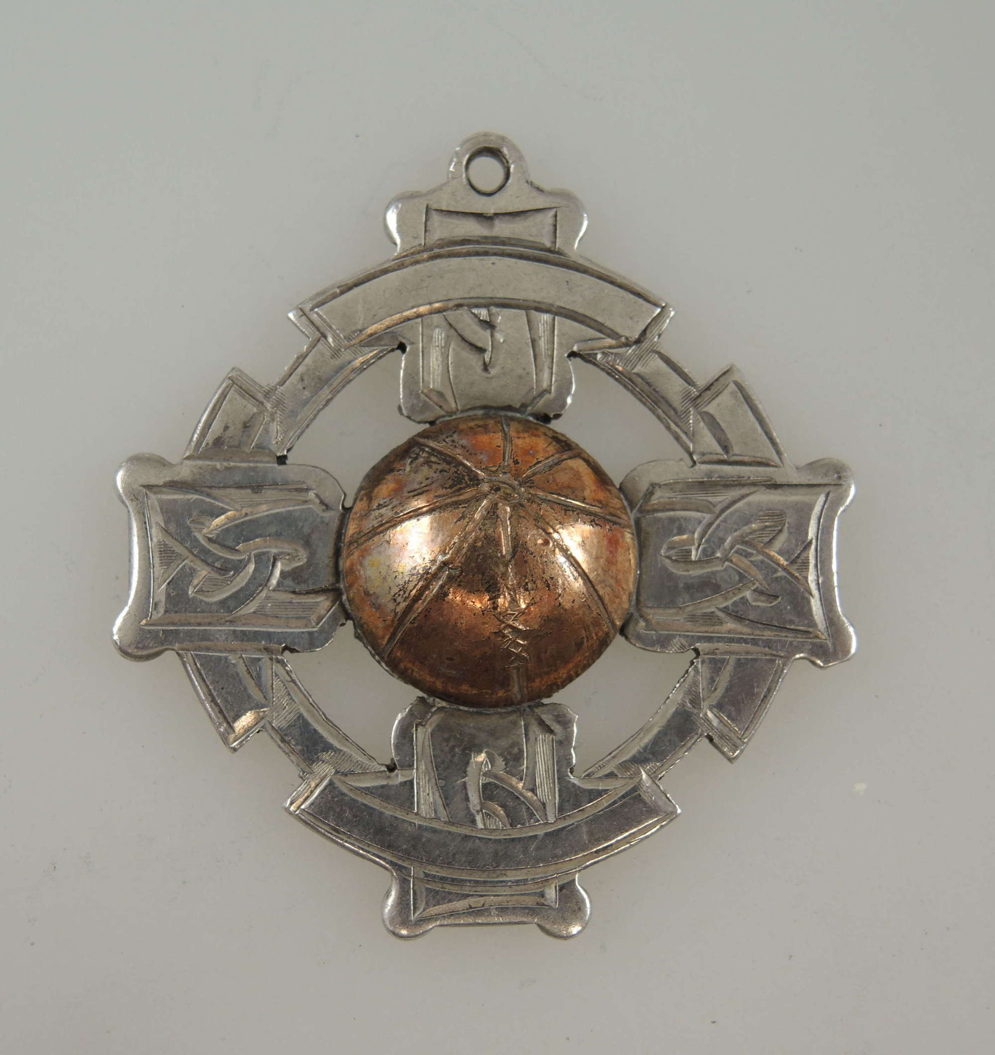 Rare Irish silver fob Dublin 1879