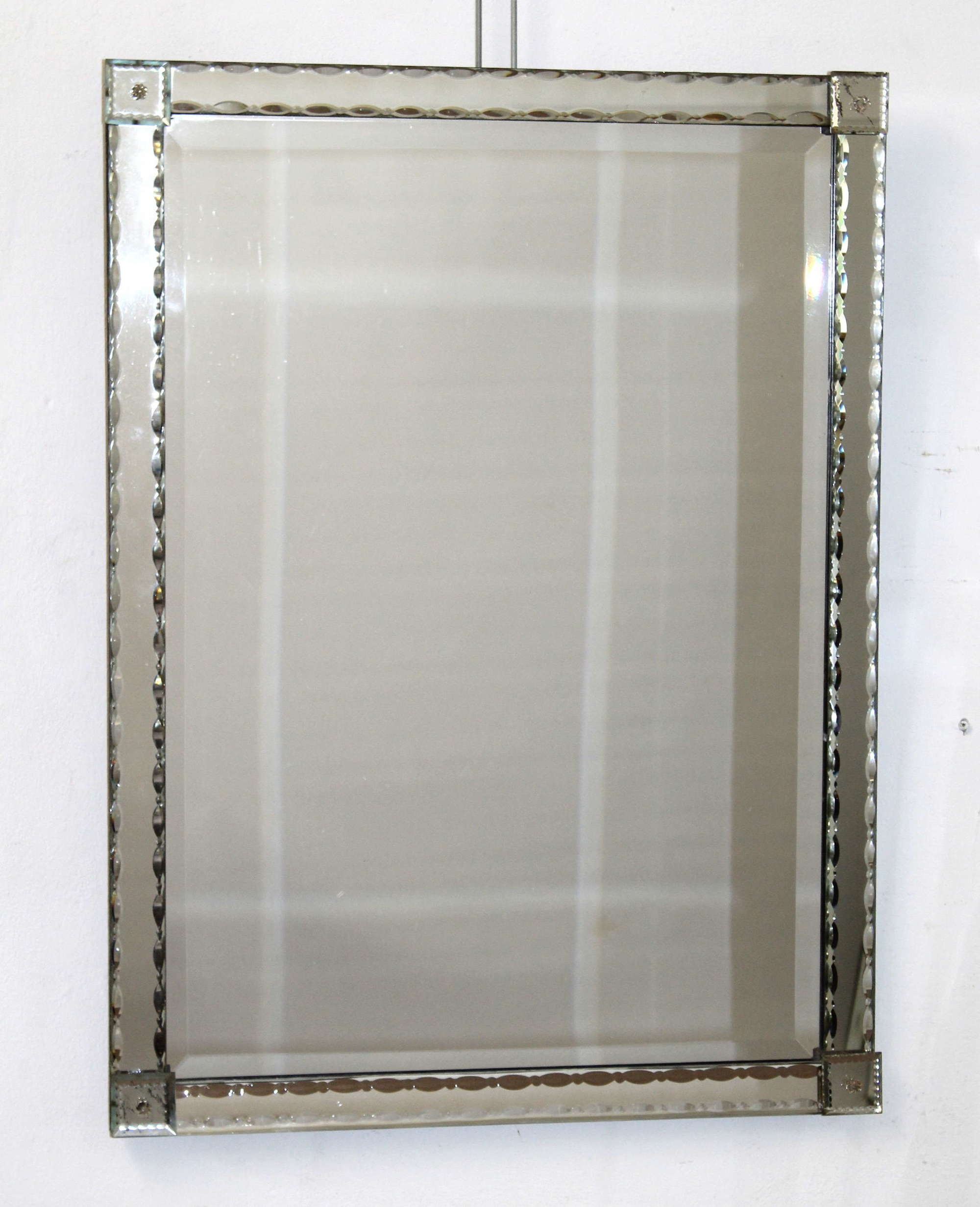 Vintage Venetian style mirror with delicate frame