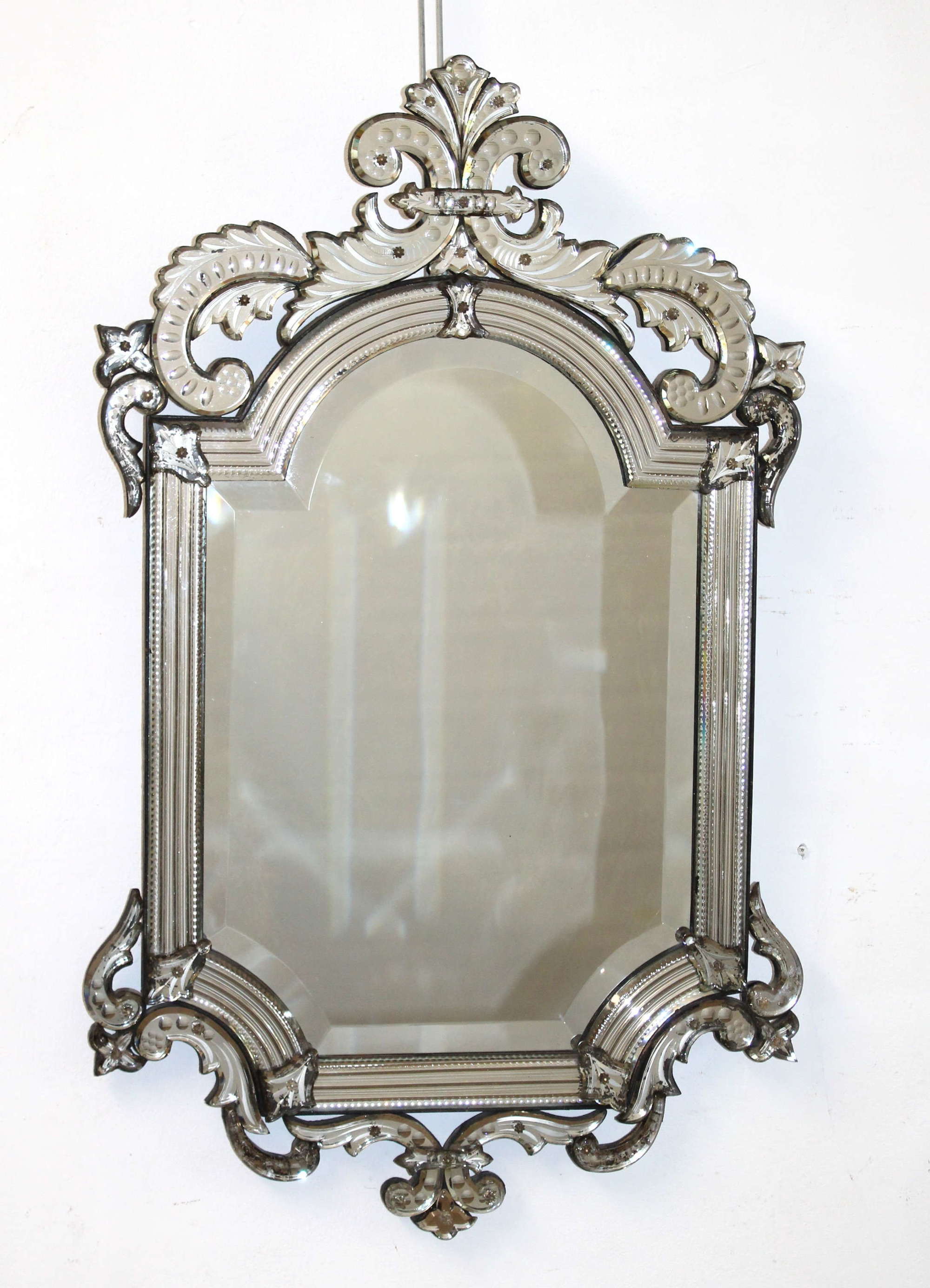 Decorative antique Venetian mirror