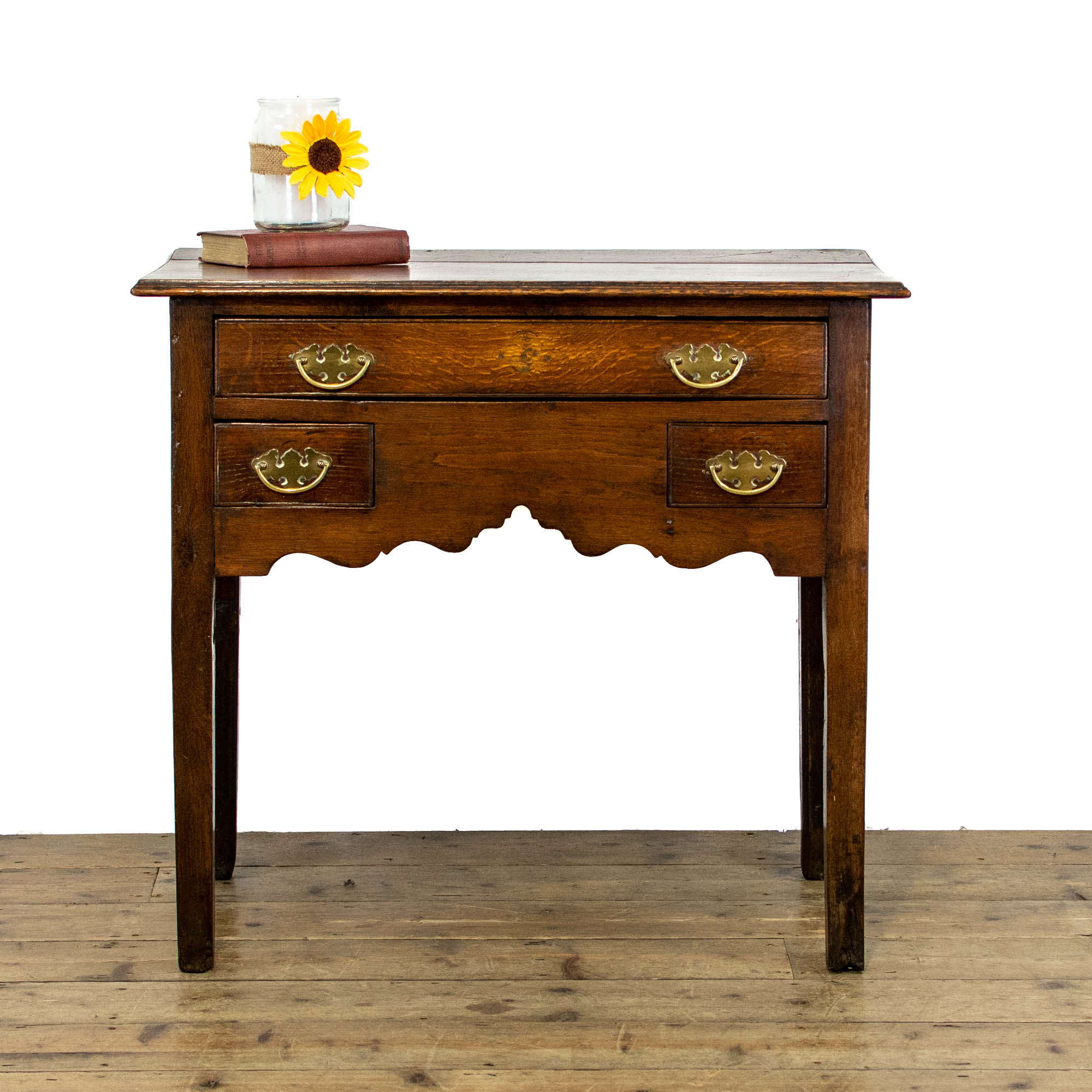 18th Century Antique Oak Lowboy Side Table