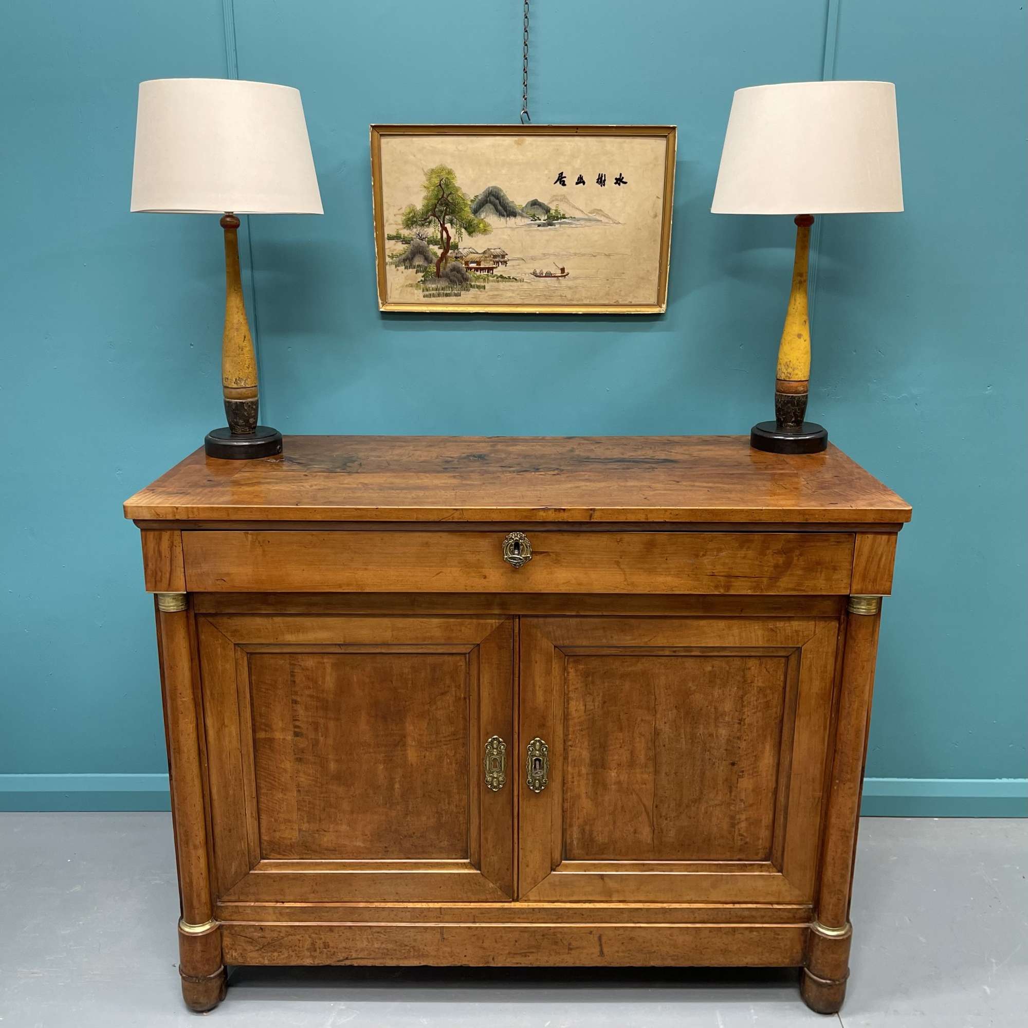 18th century French pear woof buffet sideboard