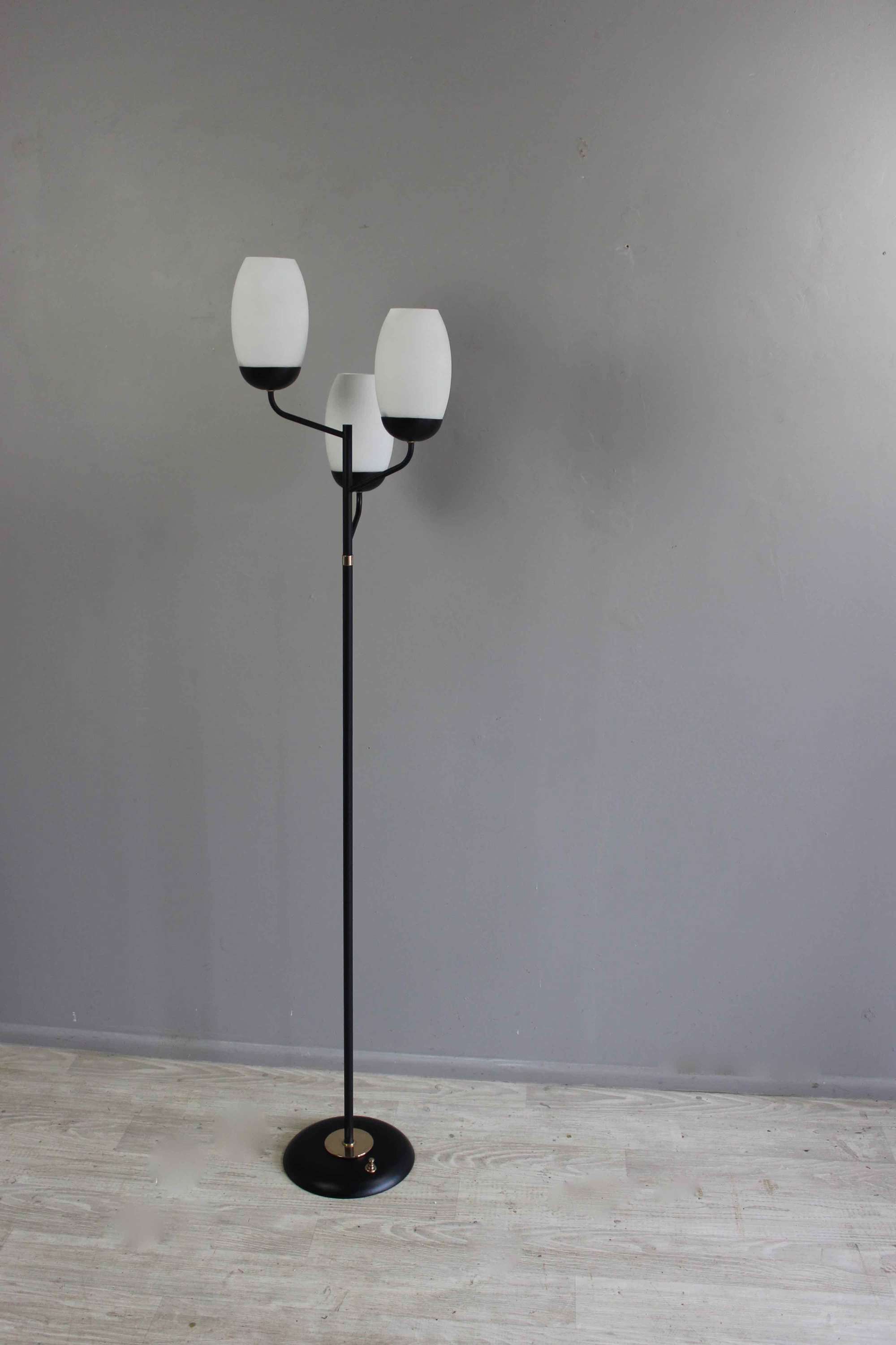 Smart Italian three branch floor lamp