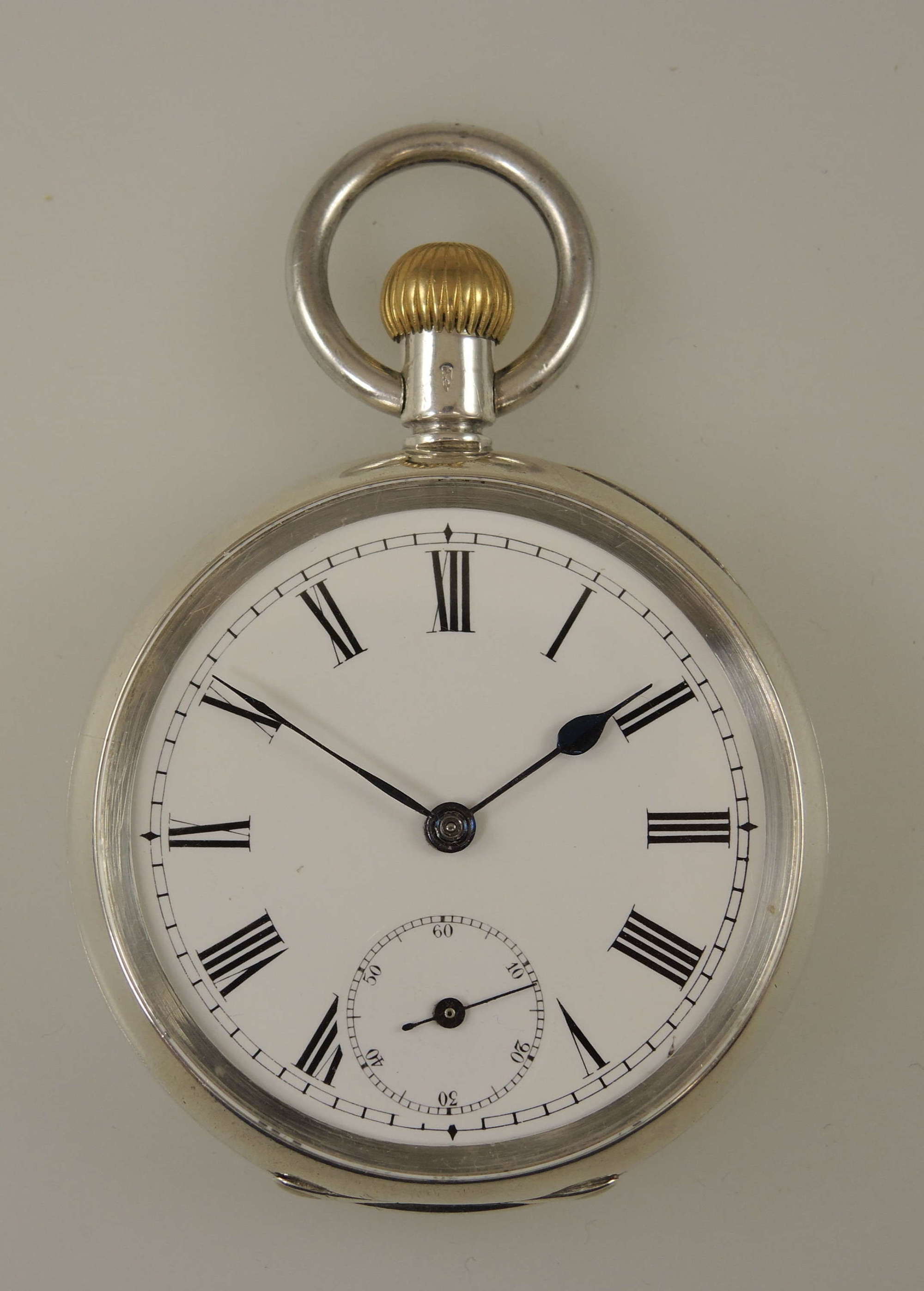 Vintage silver pocket watch c1910