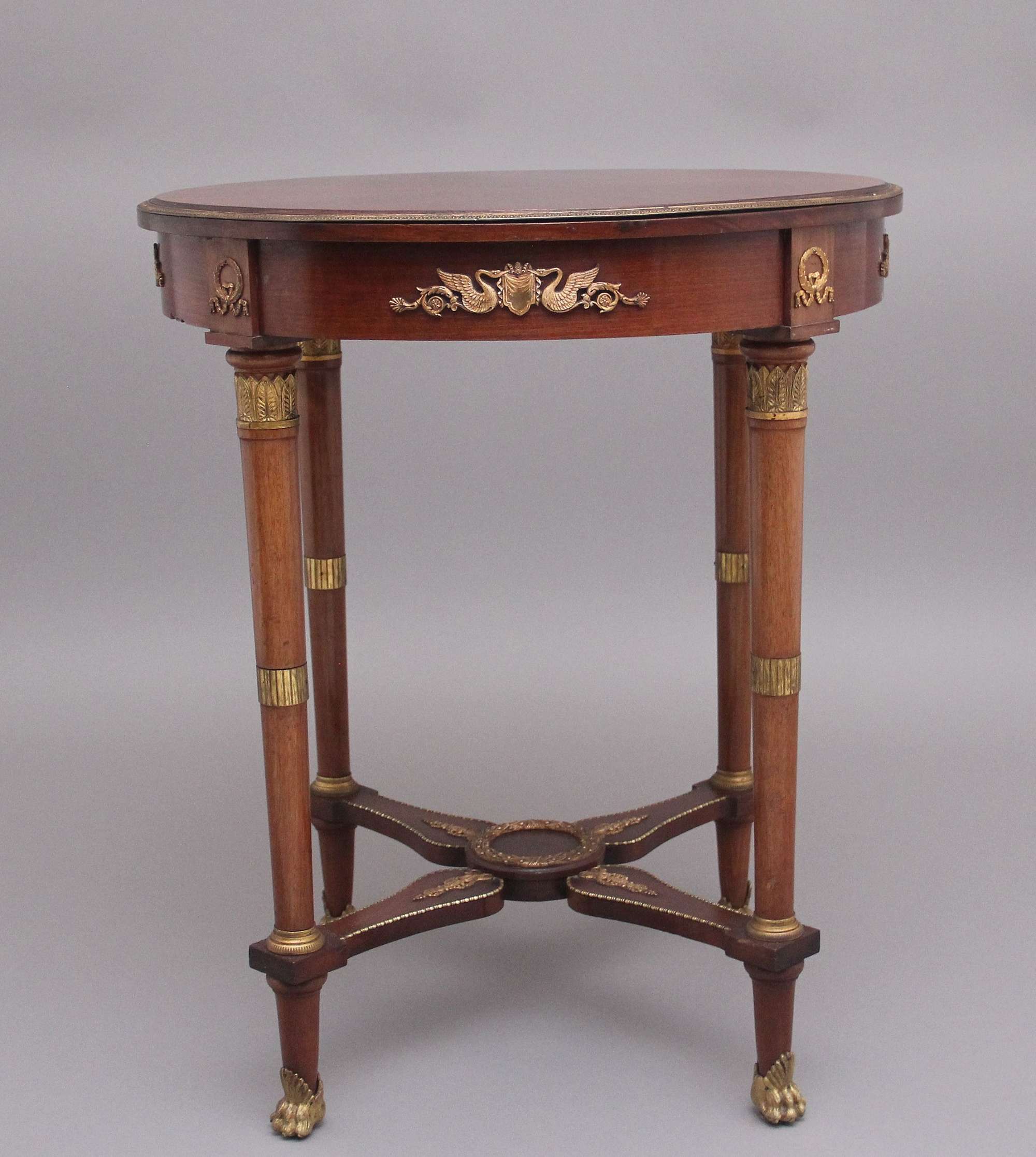 19th Century French Mahogany Centre Table In The Empire Style