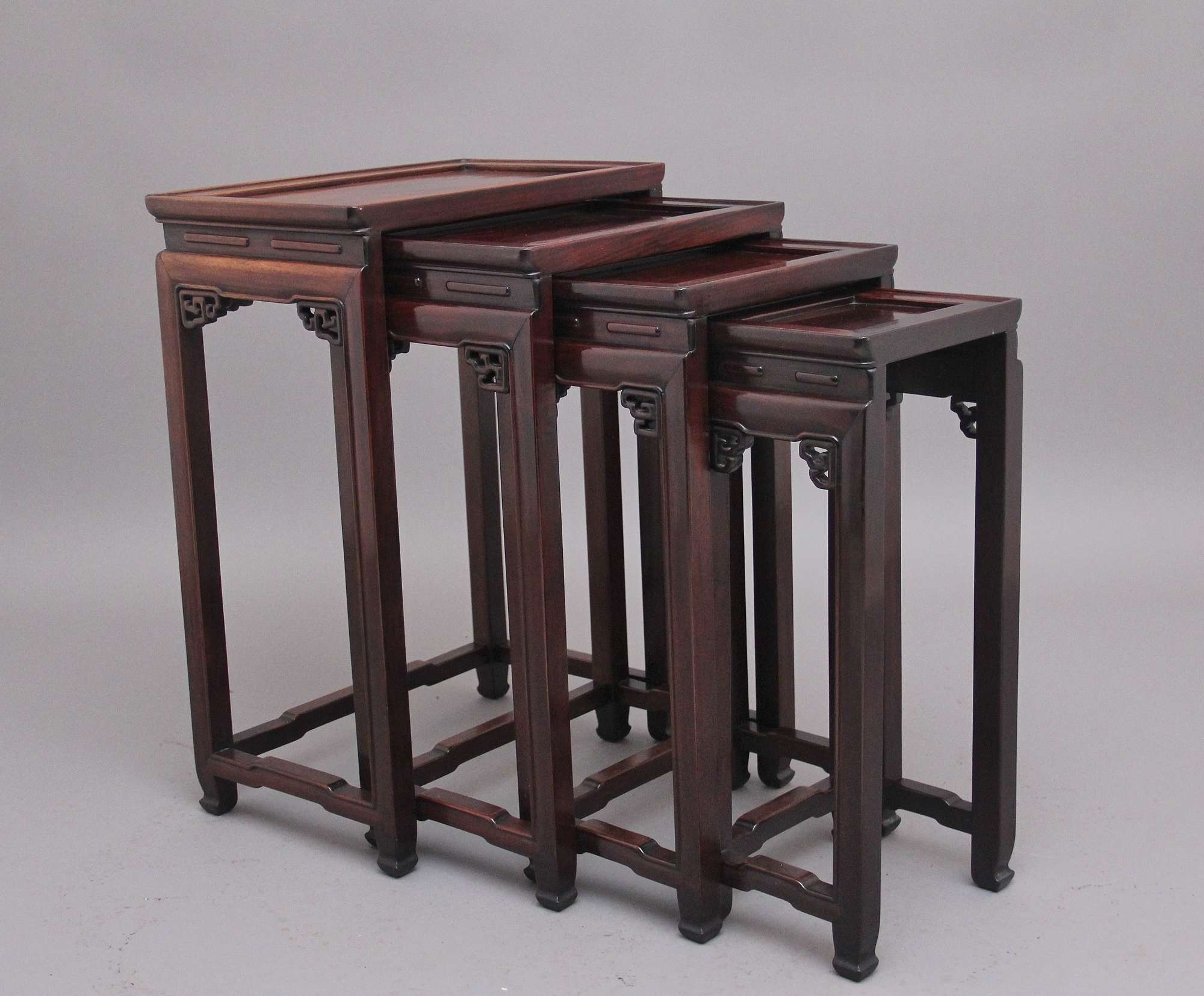 19th Century Chinese Nest Of Four Tables