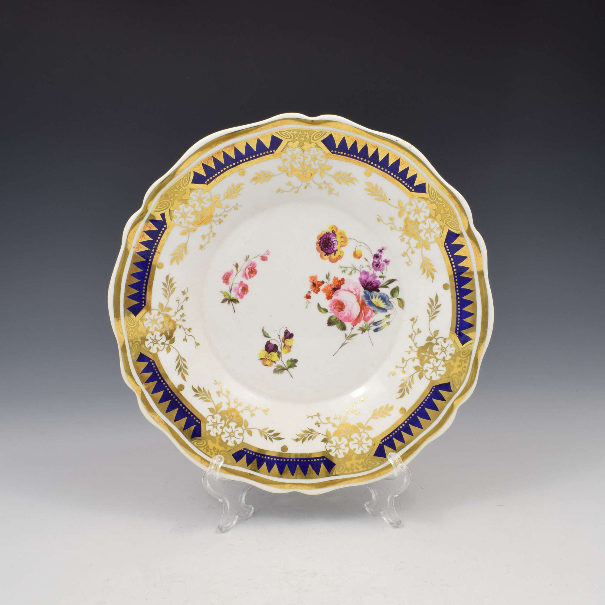 Ridgway Porcelain Cake / Tea Plate Pattern 2/1865 c.1825