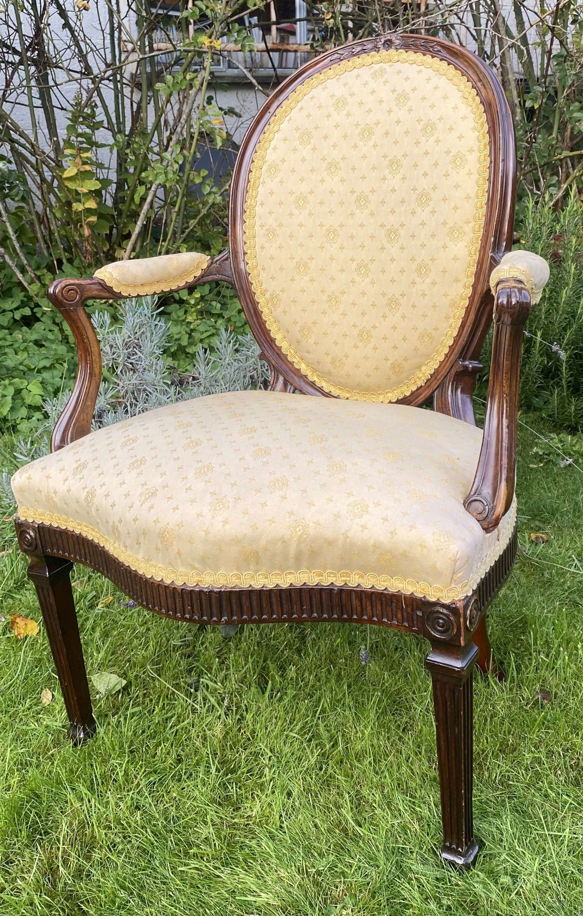 18th Century Hepplewhite armchair