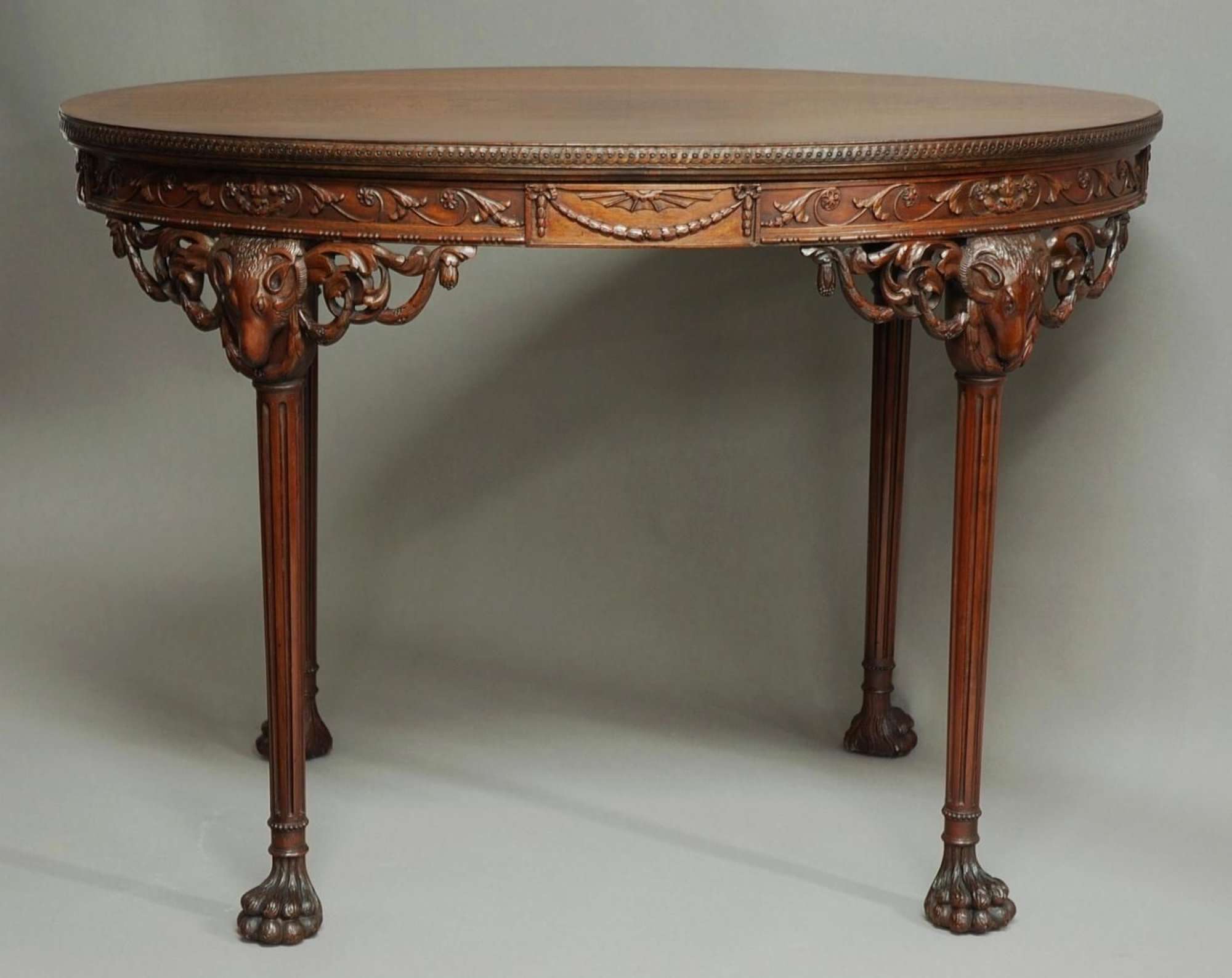Mahogany  table in the manner of Robert Adam