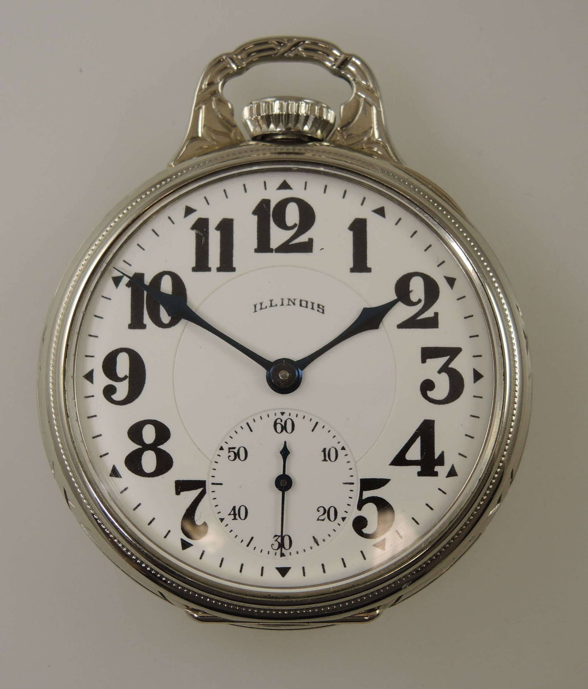 Pristine 17s 23J Sangamo Special unmarked 60 Hour pocket watch c1926