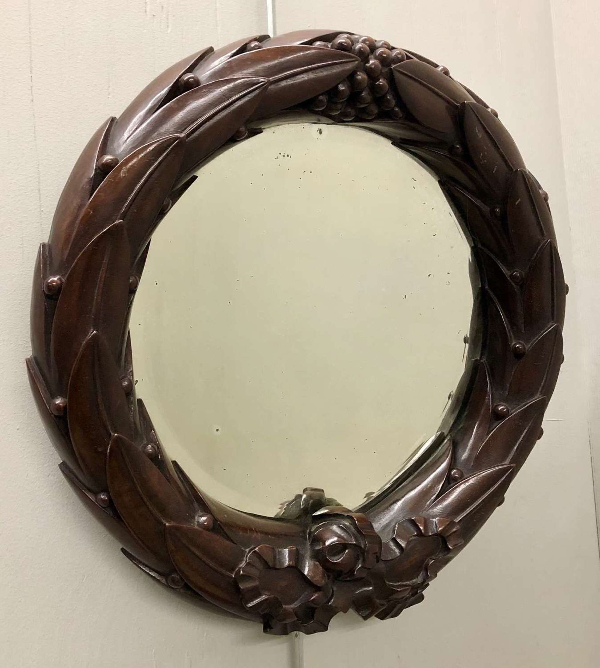 A Laurel Wreath Mirror