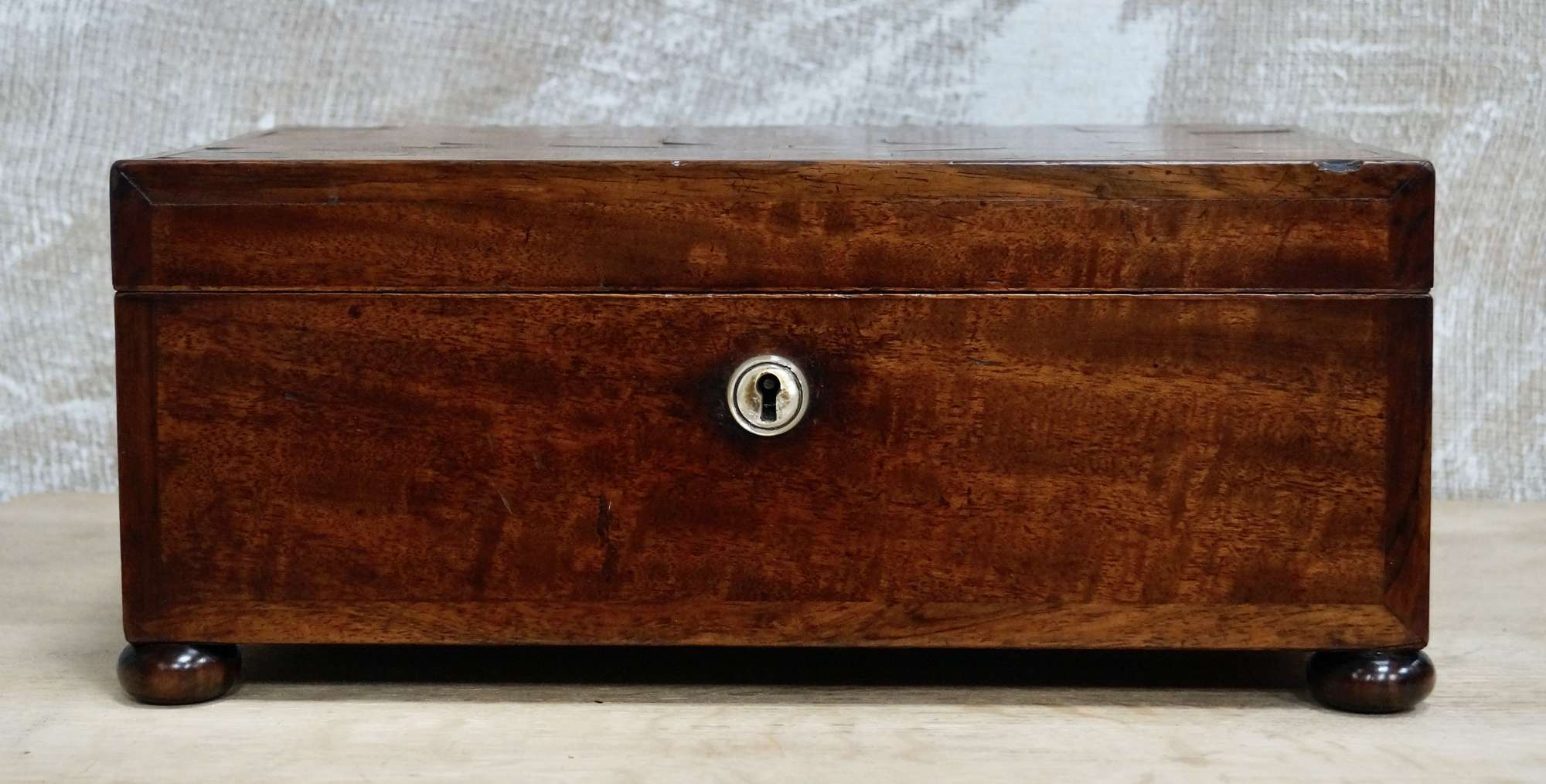 Antique French Marquetry Jewellery Box