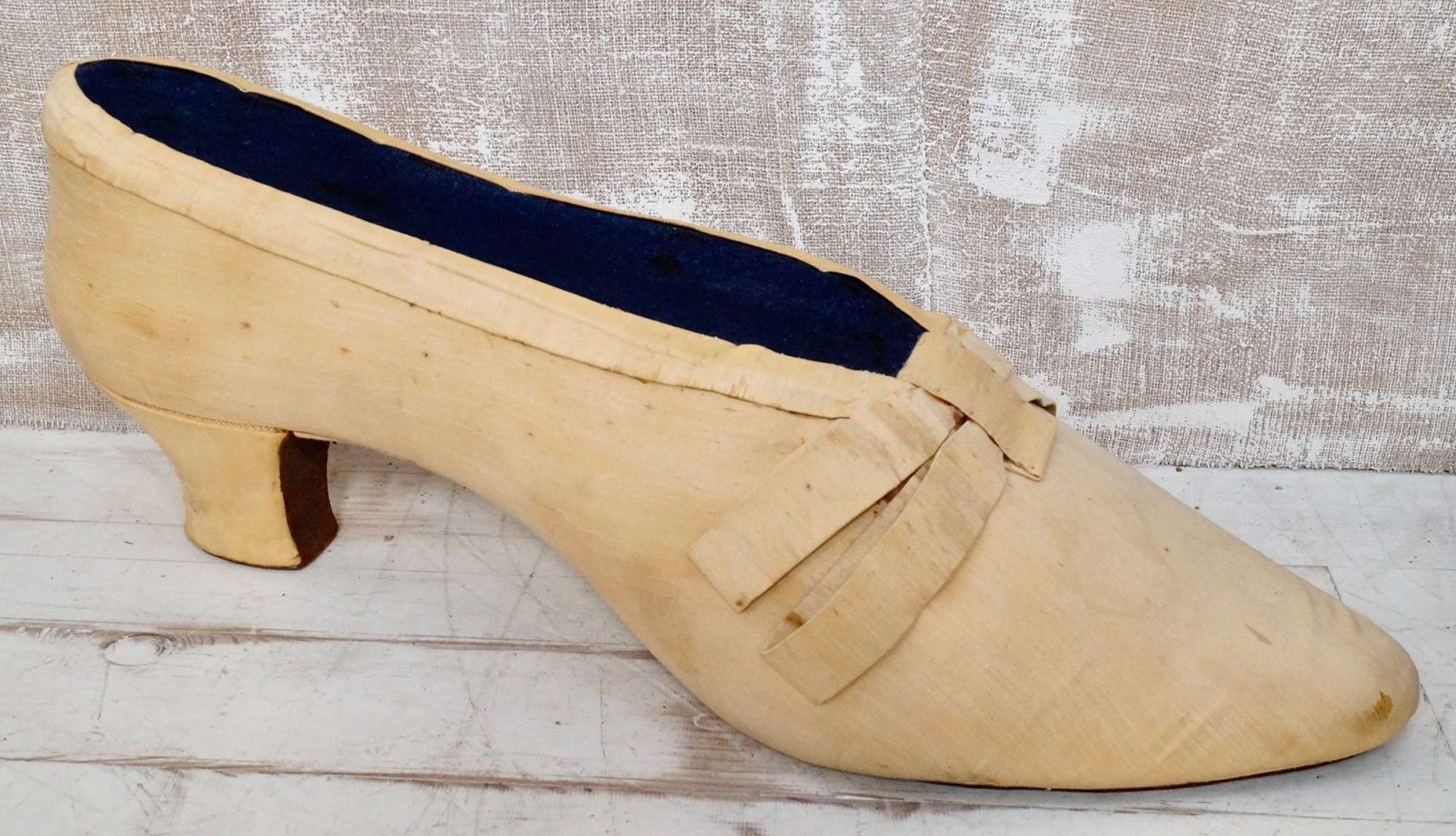 Large Victorian Shoe Makers Display Ladies Shoe
