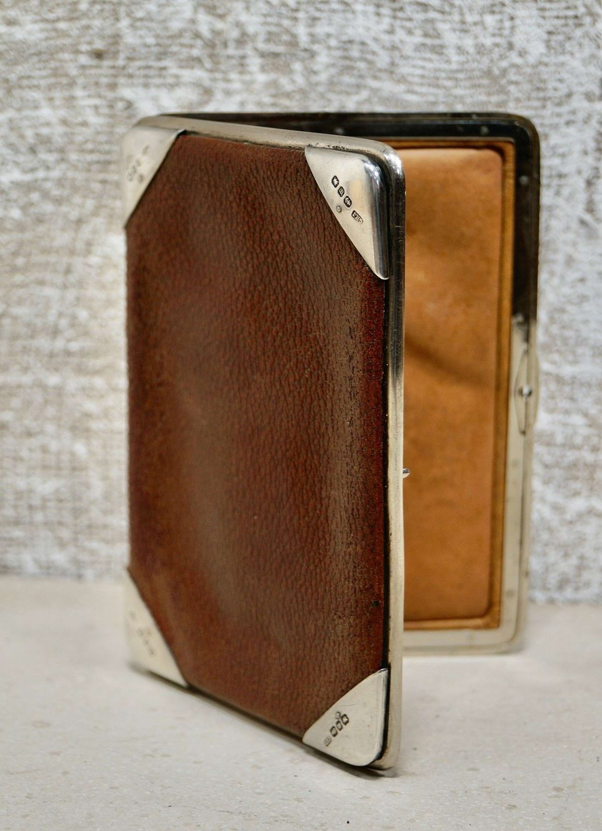 Silver & Leather Wallet By George Henry James