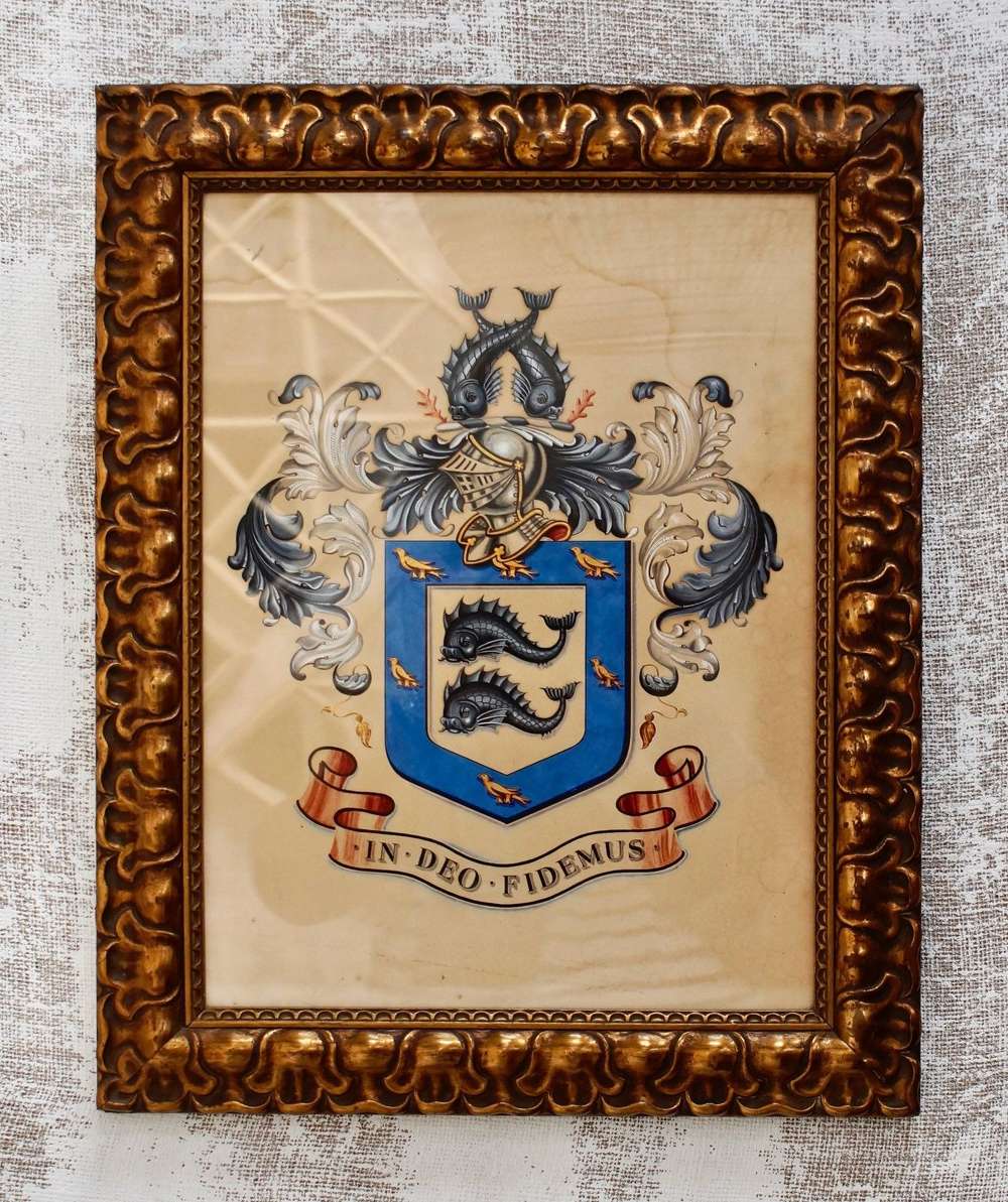 Edwardian Brighton Sussex Coat Of Arms