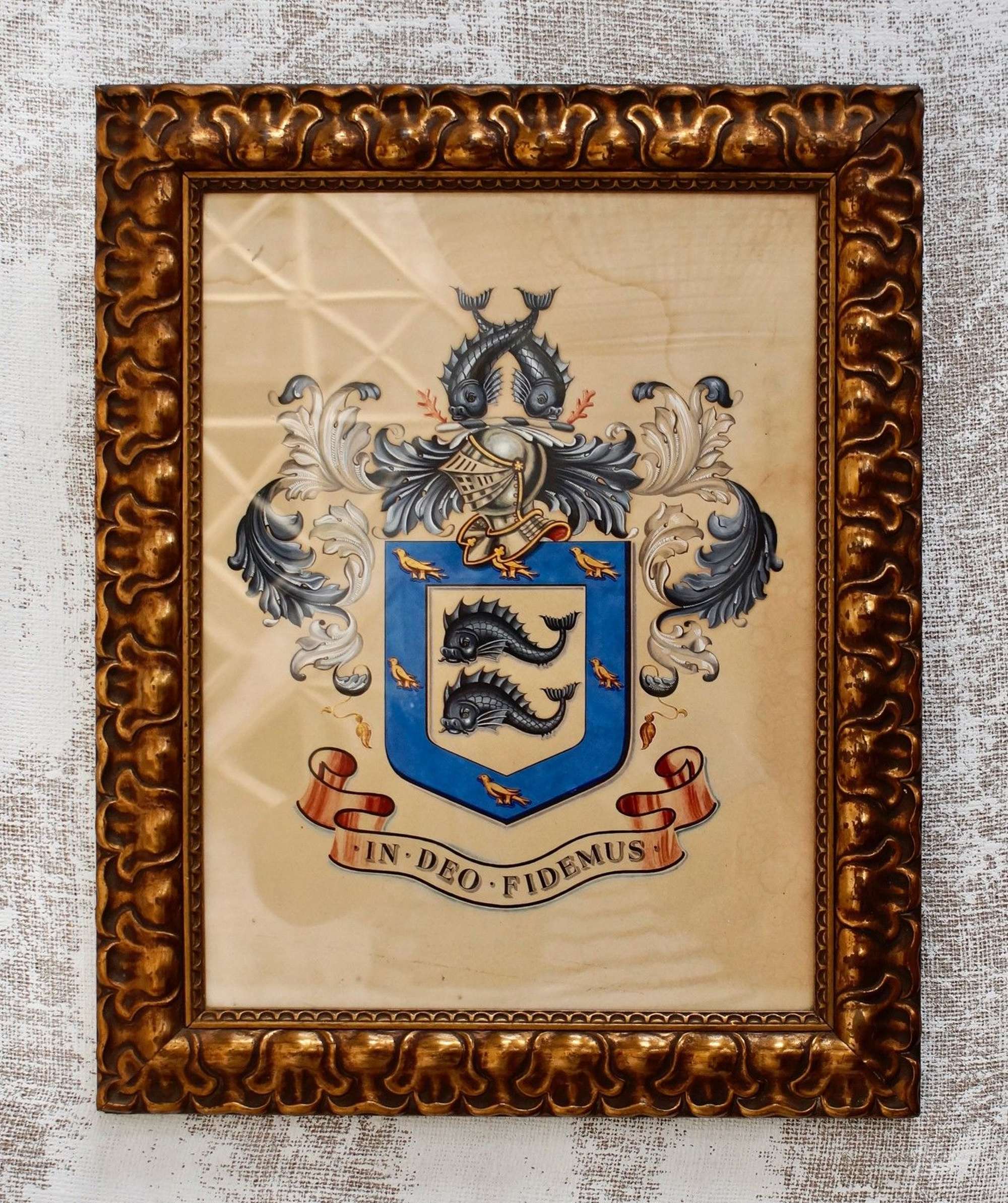 Edwardian Brighton Sussex Coat Of Arms