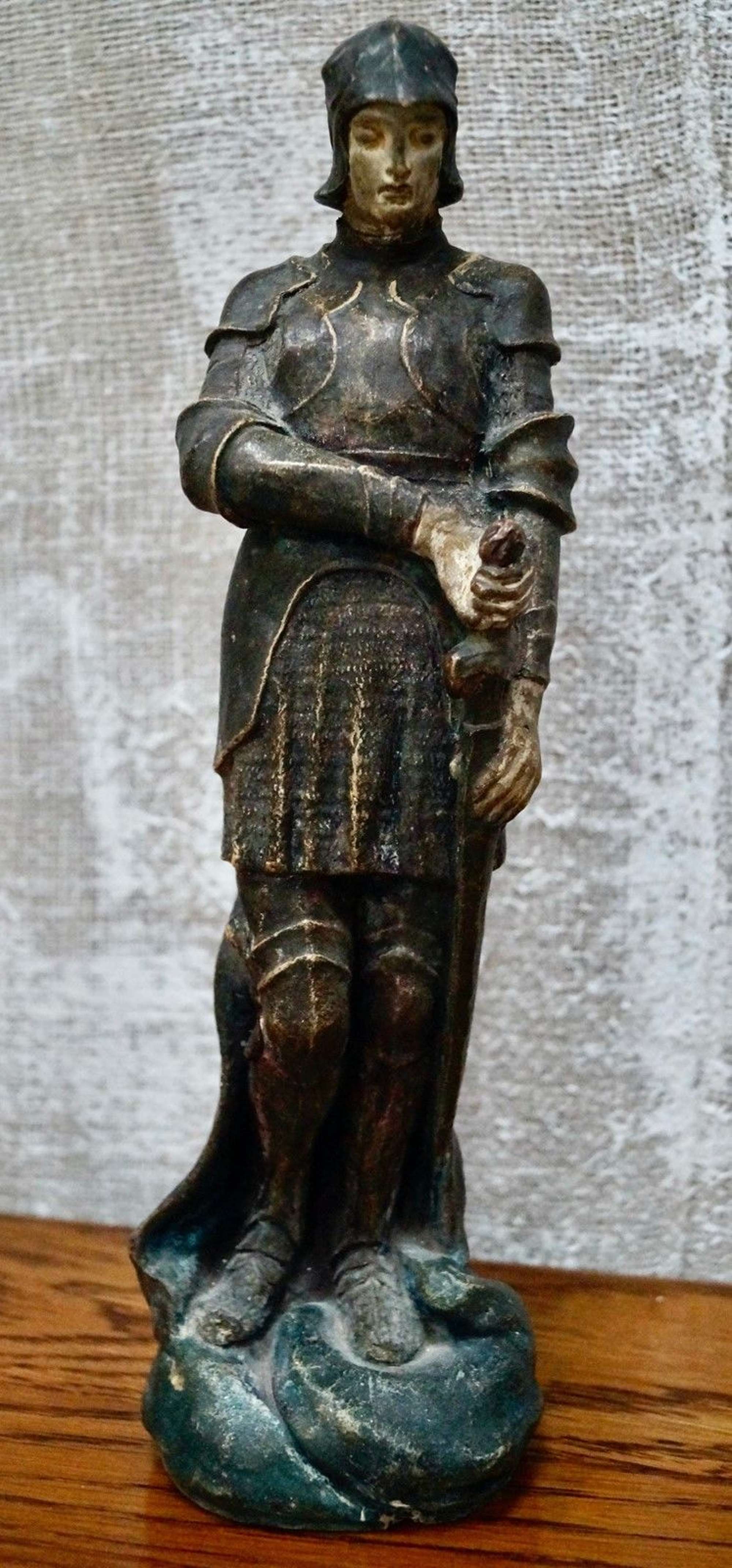 A Rare Compton Pottery Figure of Saint George