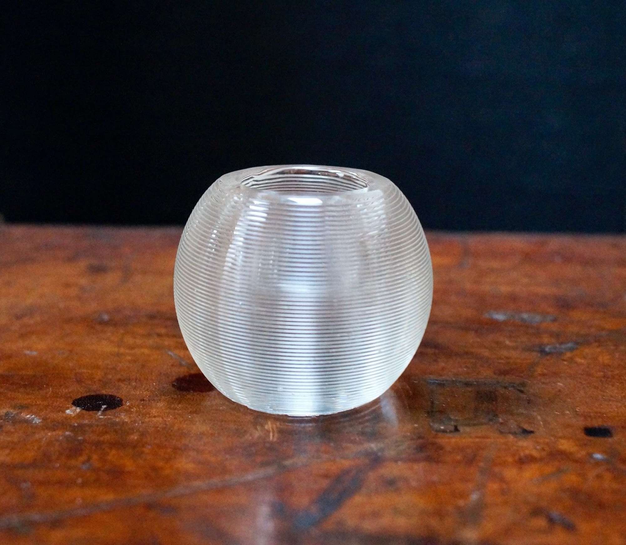 Small Rare Victorian Glass Match Striker