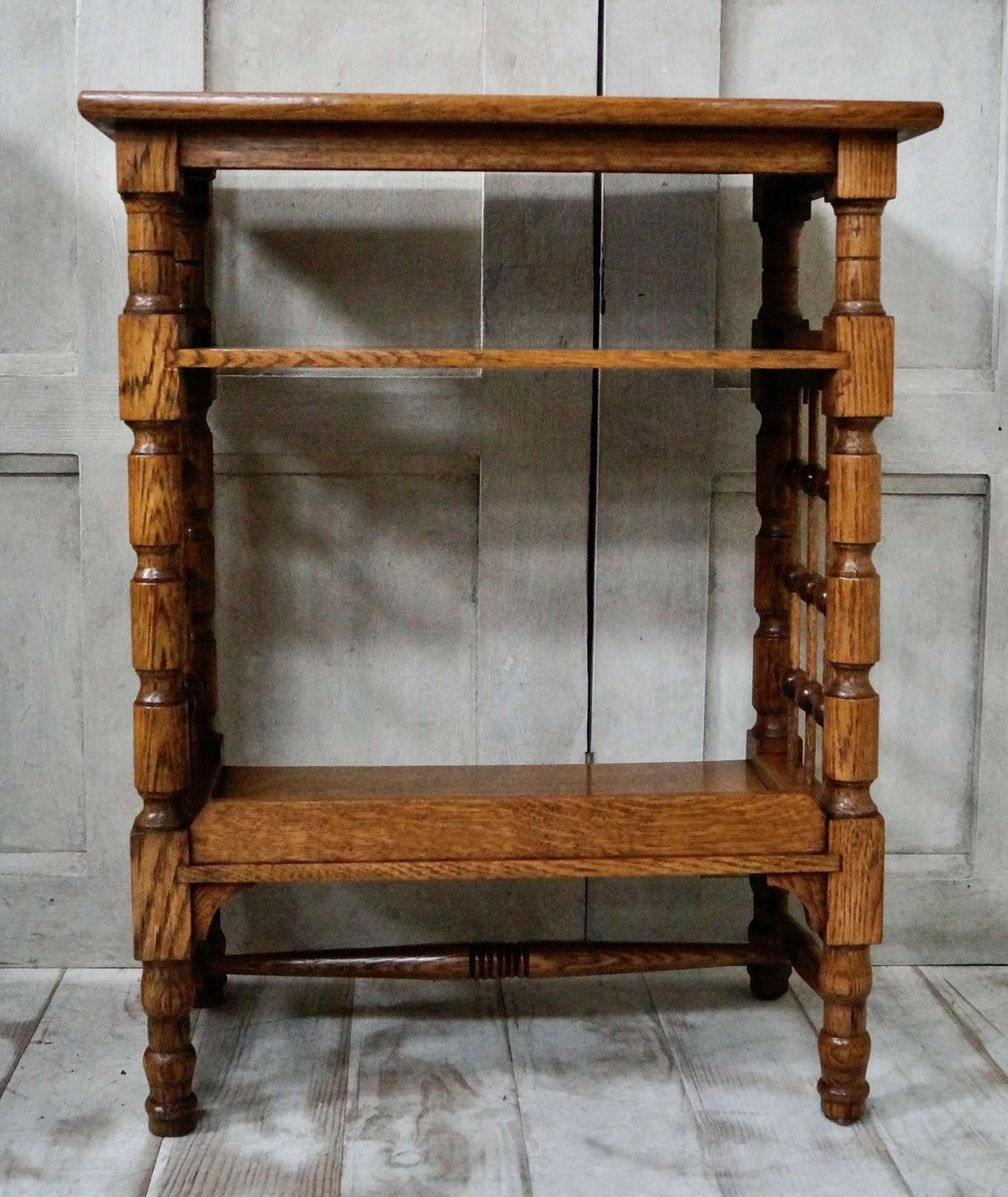 Arts & Crafts Oak Book Table For Liberty’s