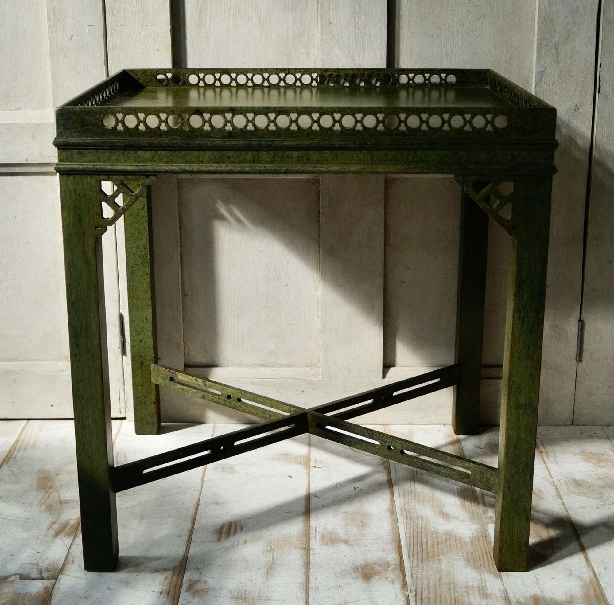 Chinese Chippendale Style Tea Table