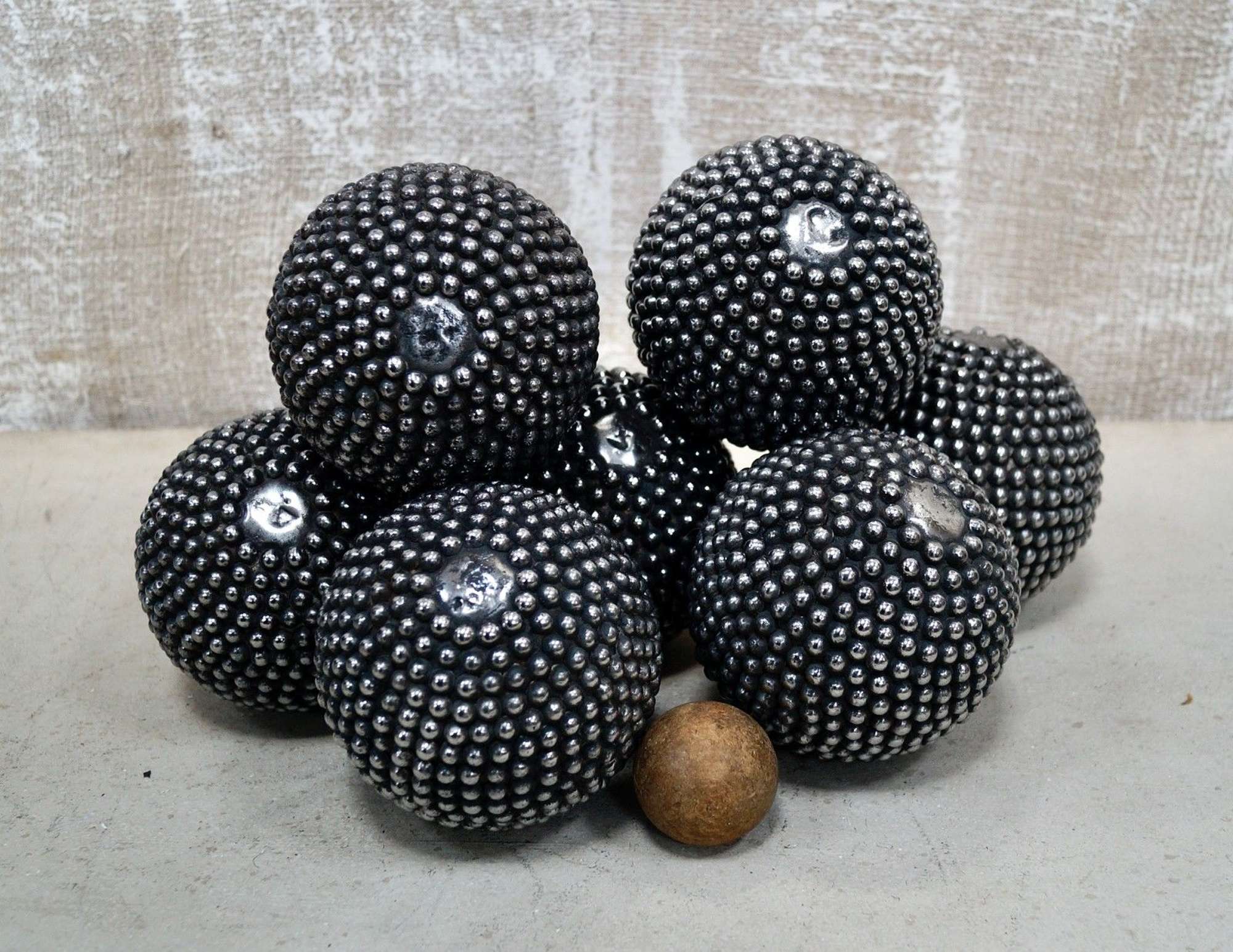 Rare Collection Of French Petanque Boules