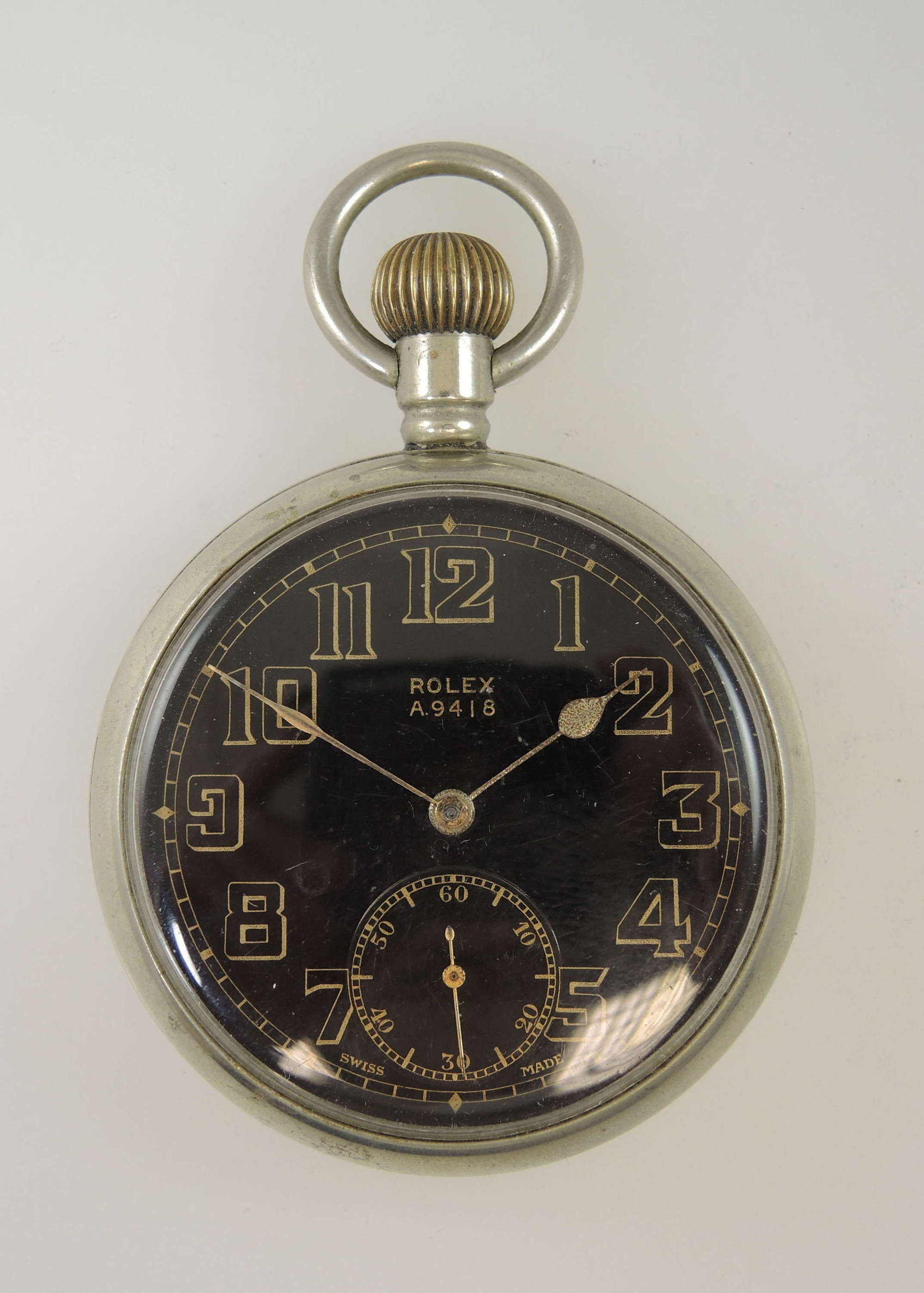 Vintage Second Word War military Rolex pocket watch c1940